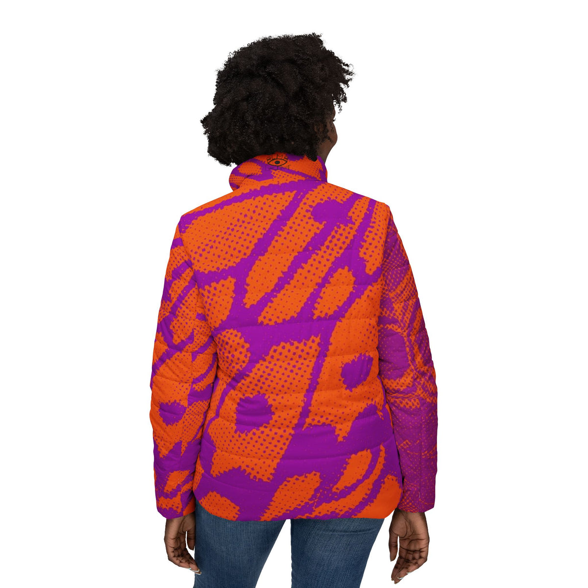 Butterfly Women’s Puffer Jacket (AOP)