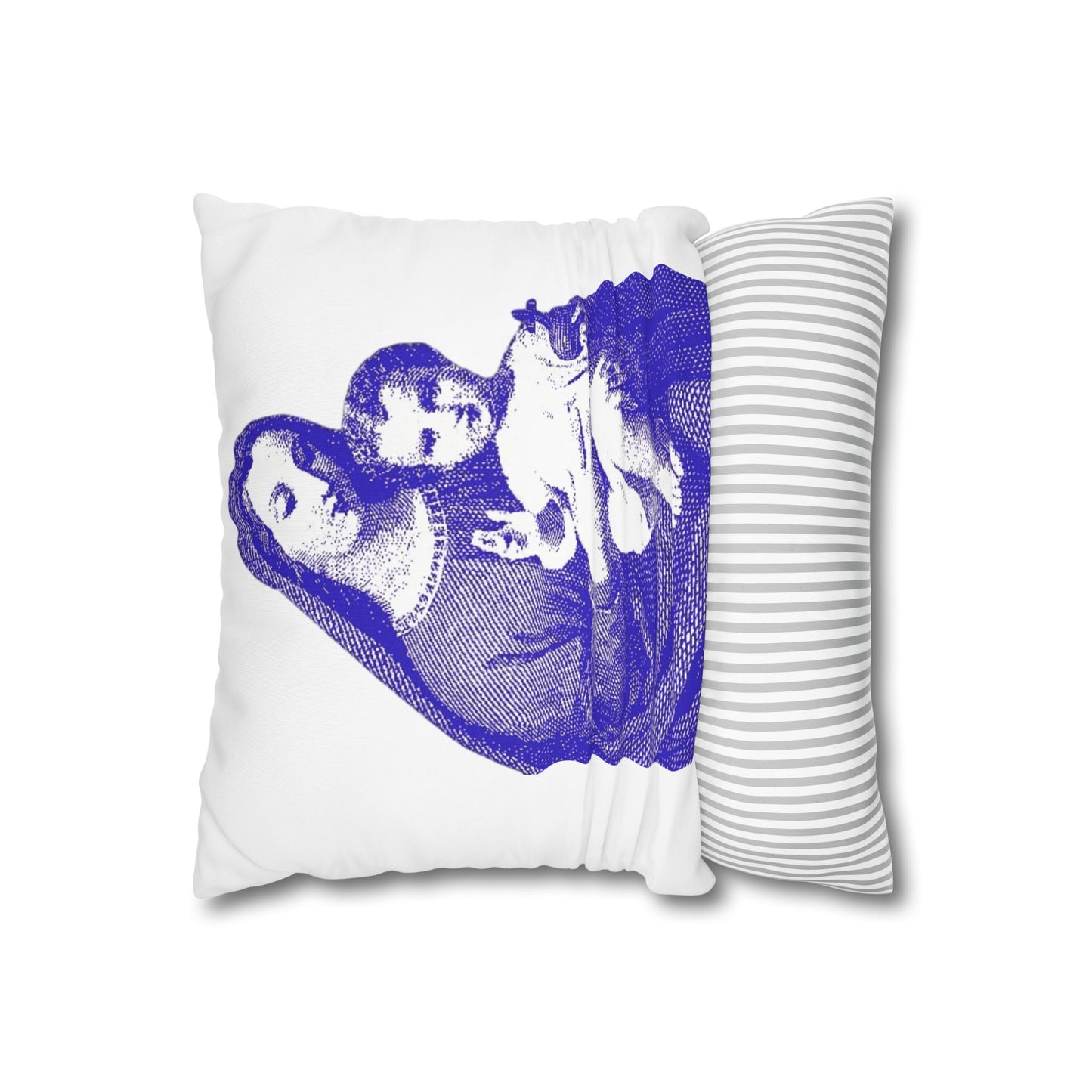 Saint Mary Square Poly Canvas Pillowcase