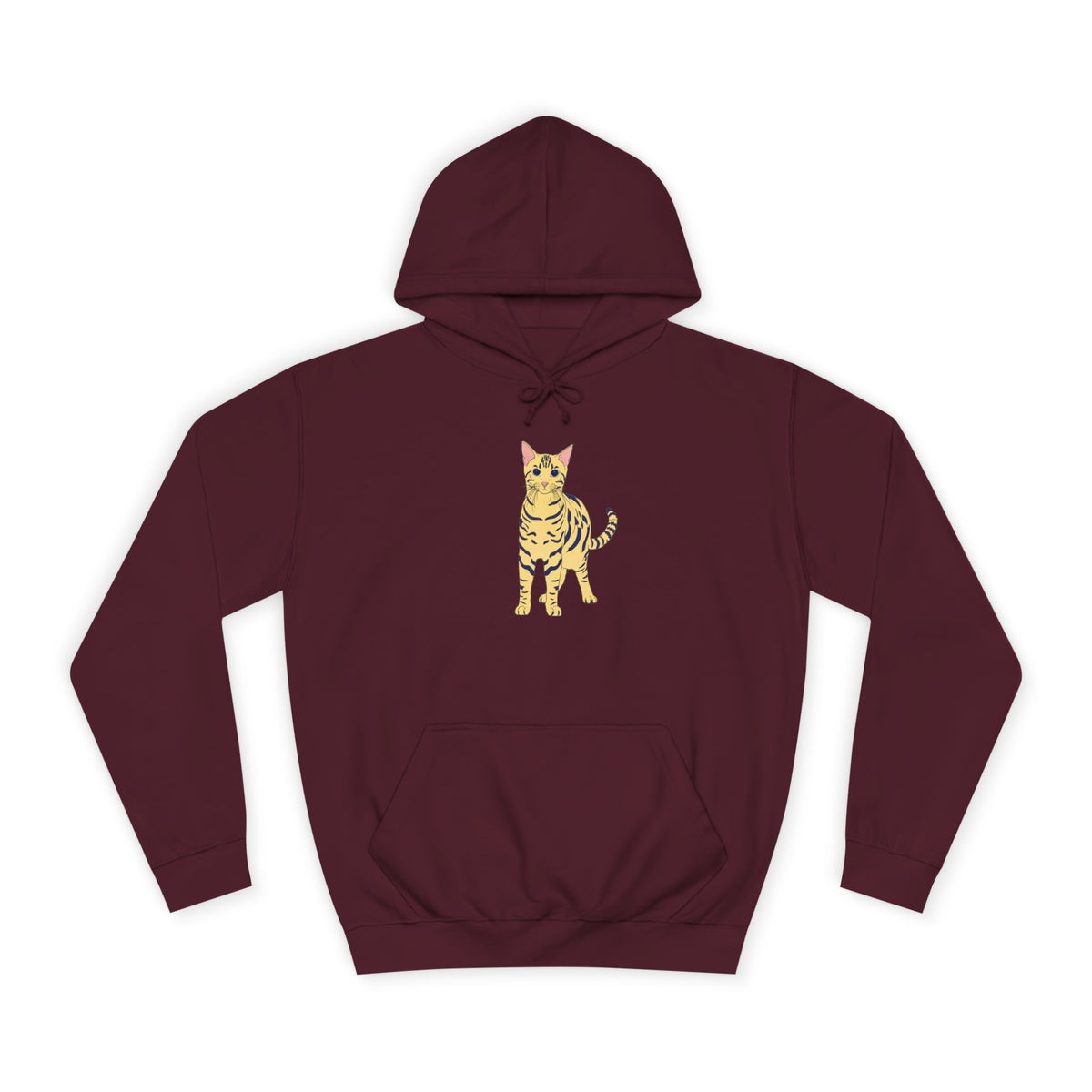 Benjamin The Cat Unisex College Hoodie