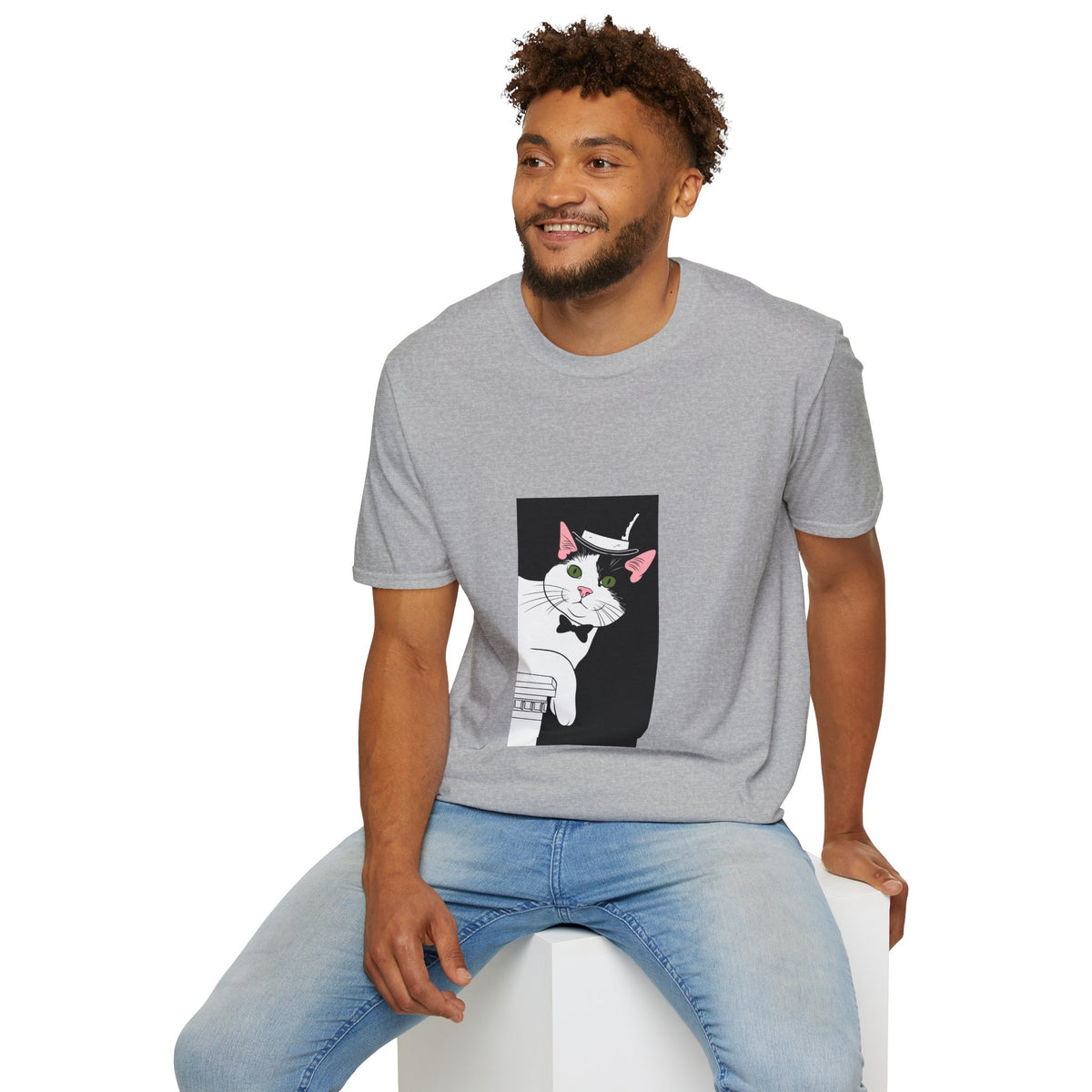 Mister Cat Unisex Softstyle T-Shirt