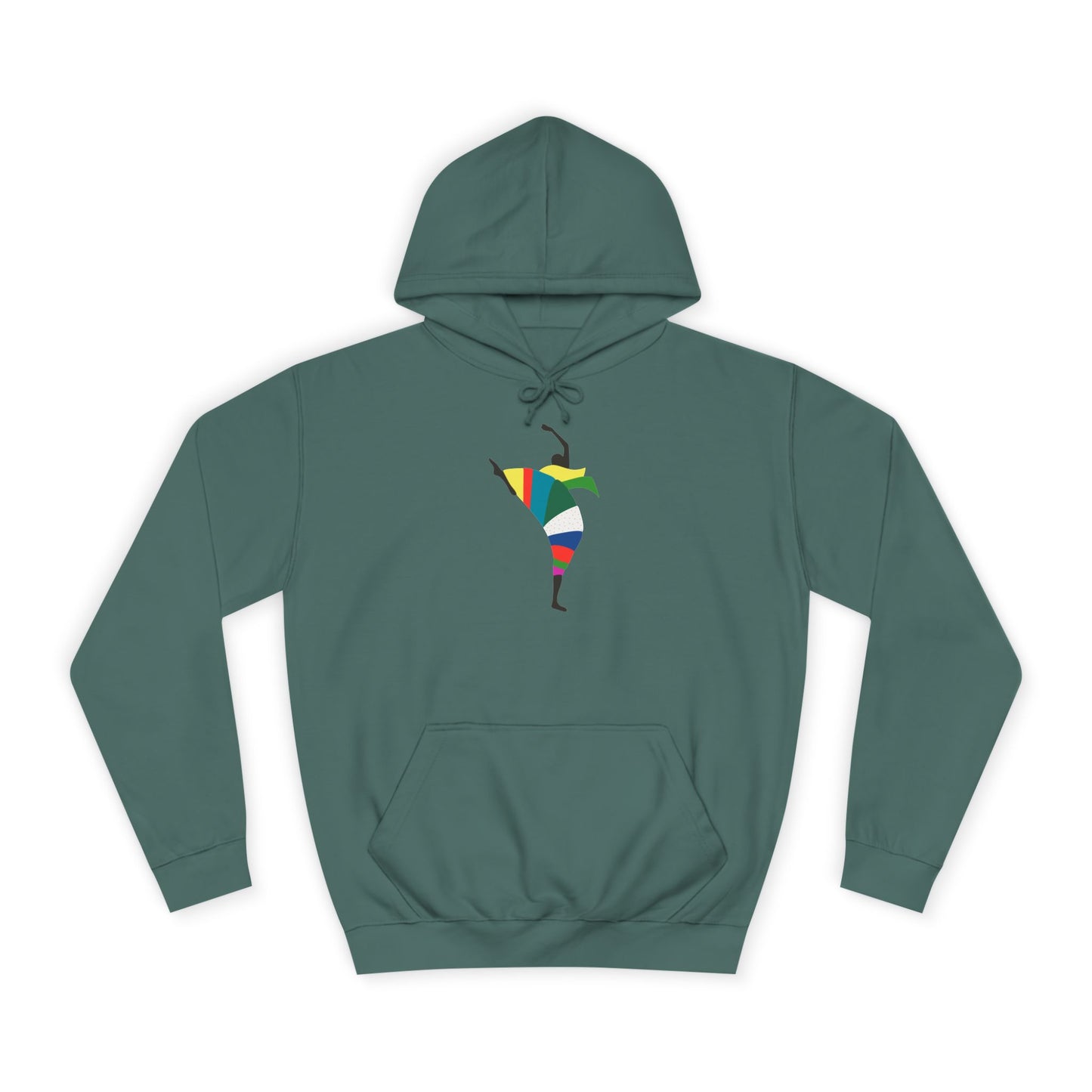 Colorful Dancer Unisex College Hoodie - Stylish Daily Wear