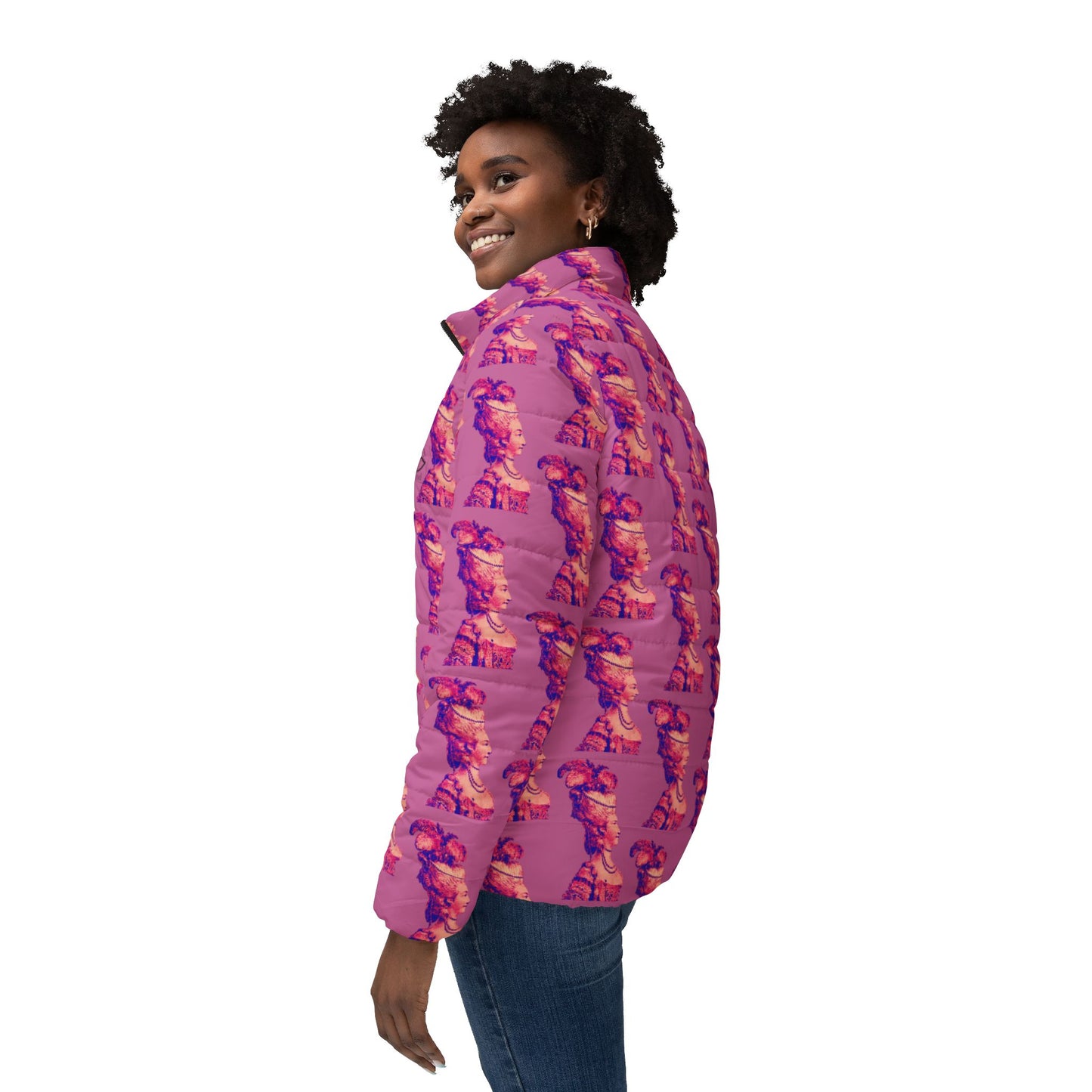 Maria Antoinette Women’s Puffer Jacket (AOP)
