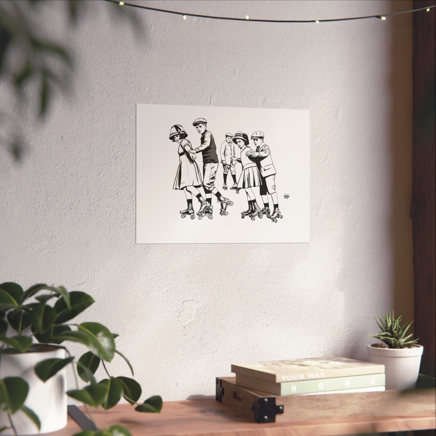 Rolling on the street Fine Art Posters