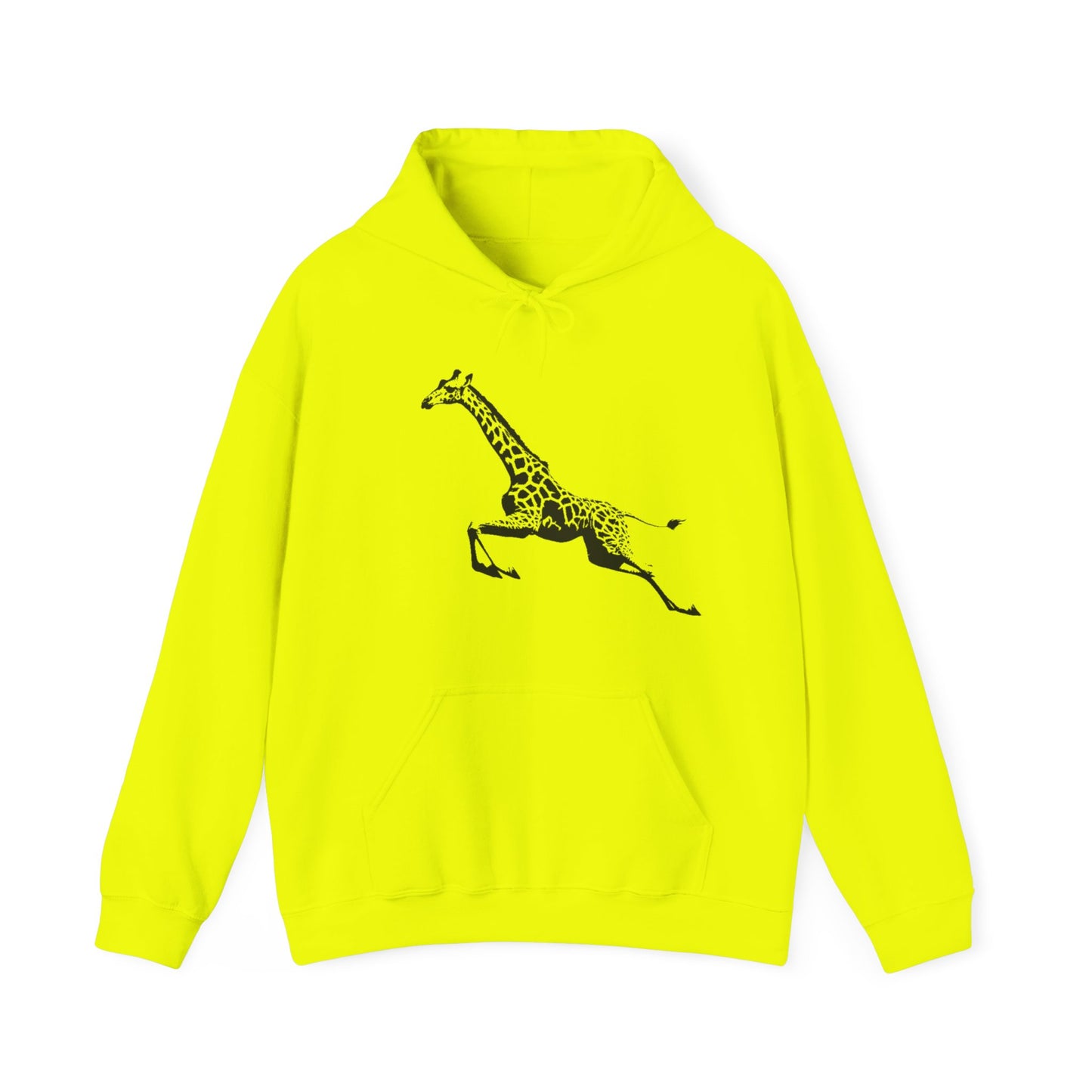 Giraffe Print Hoodie - Cozy Gift for Animal Lovers, Unisex Sweatshirt, Wildlife Fashion, Nature Gift, Unique Apparel