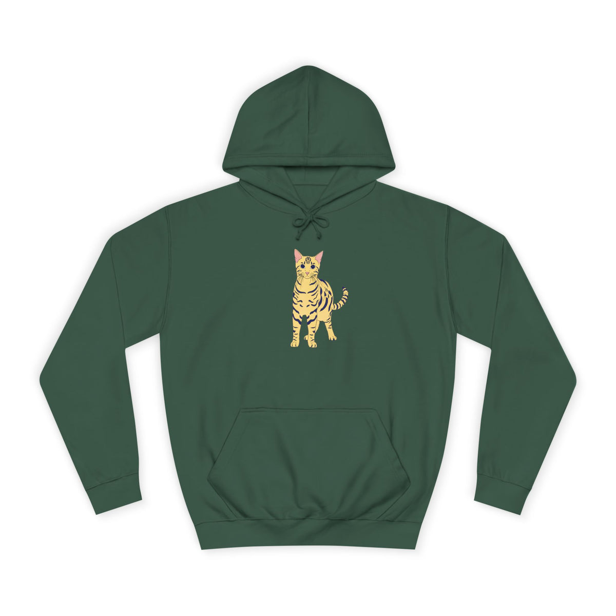 Benjamin The Cat Unisex College Hoodie