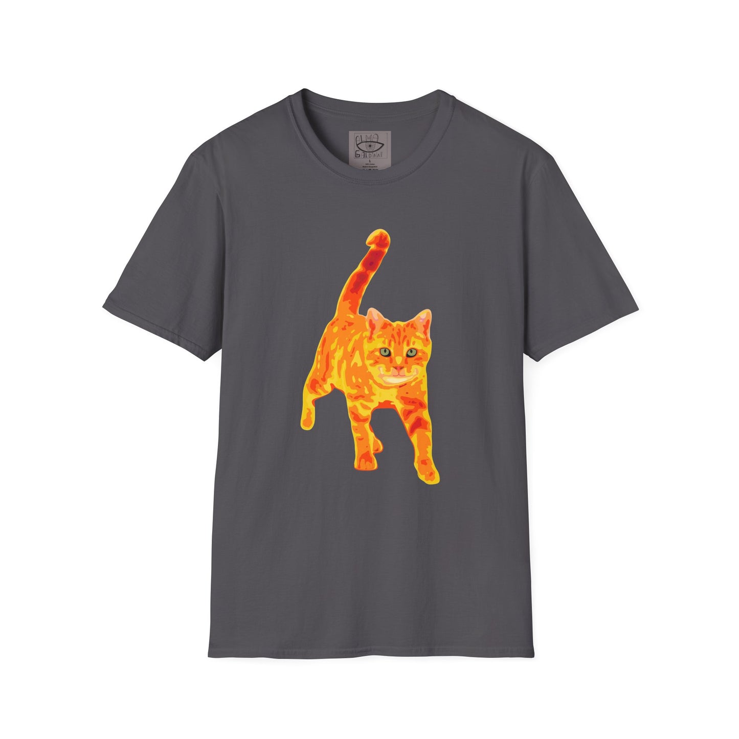Bright Ginger Cat Unisex Softstyle T-Shirt