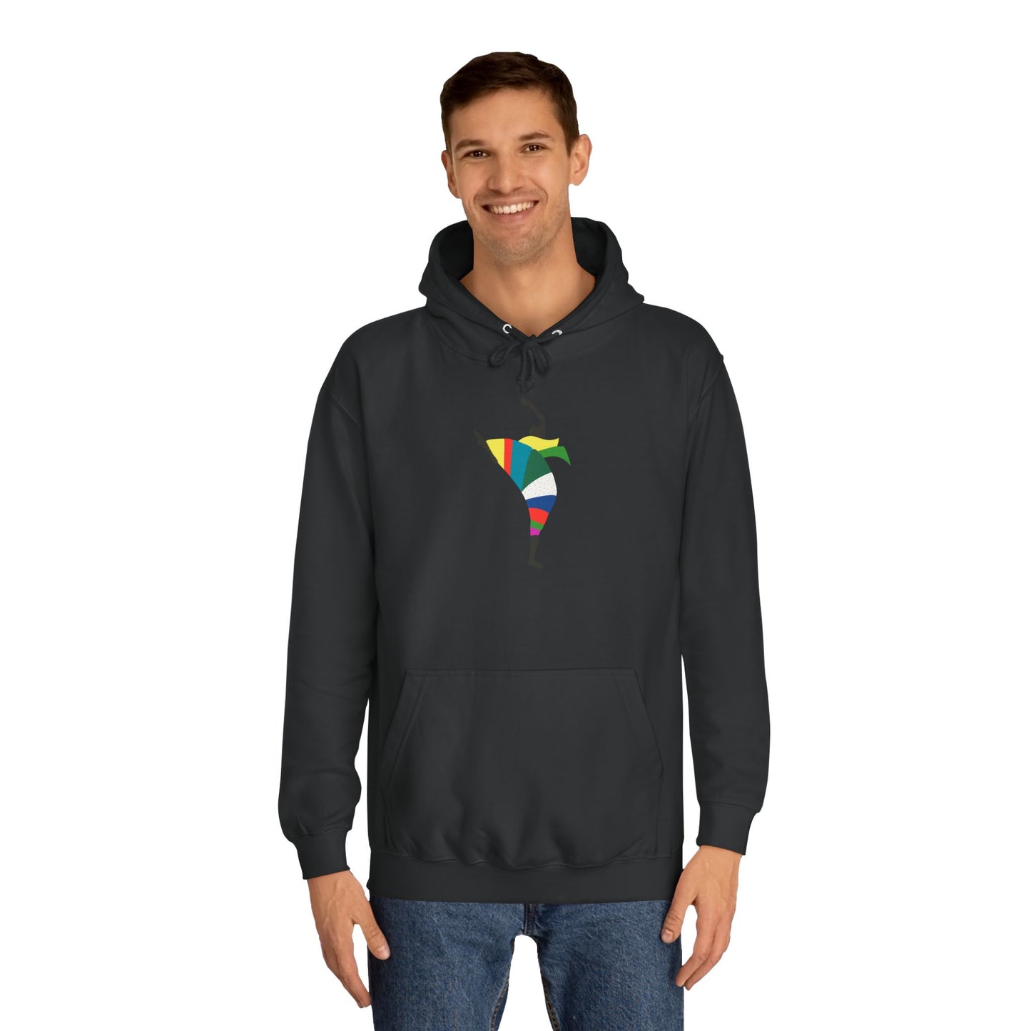 Colorful Dancer Unisex College Hoodie - Stylish Daily Wear