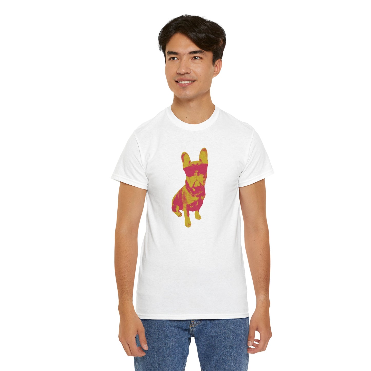 French Buldog Unisex Heavy Cotton Tee