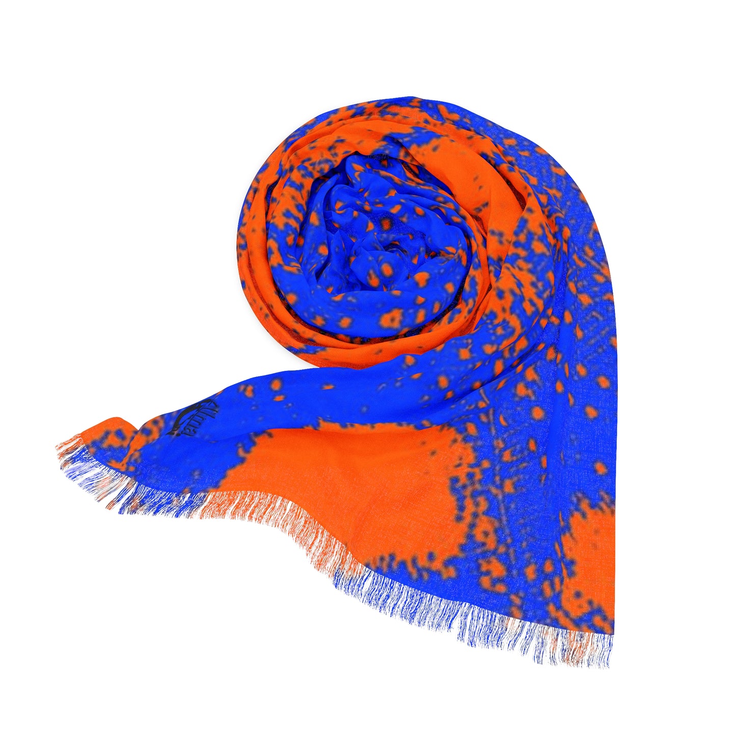 Orange Butterfly Light Scarf