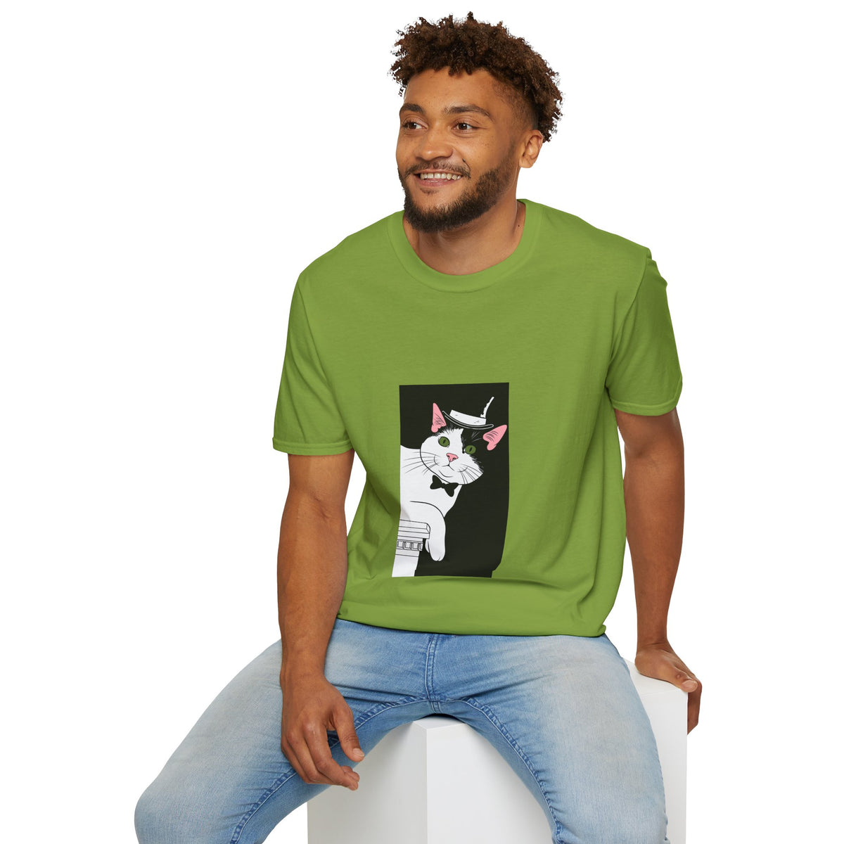 Mister Cat Unisex Softstyle T-Shirt