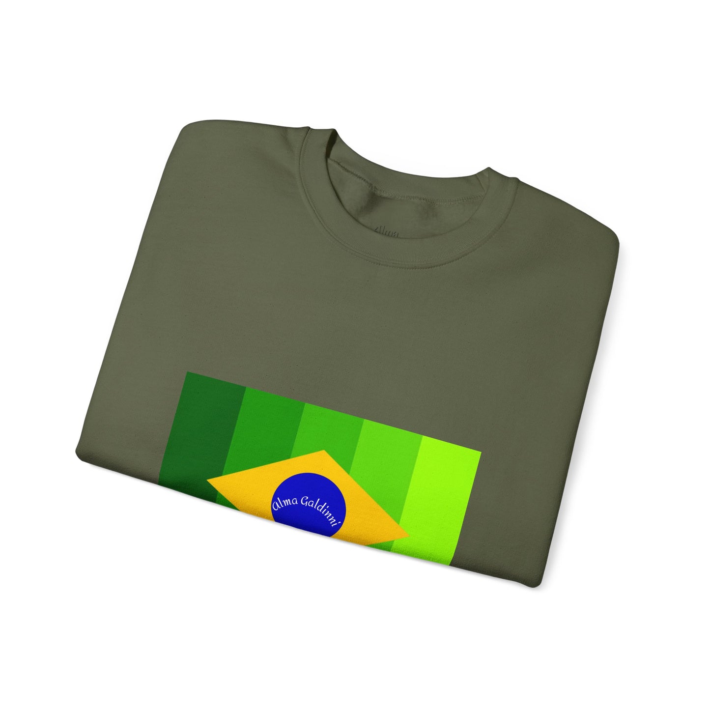Brazilian flag Unisex Heavy Blend™ Crewneck Sweatshirt