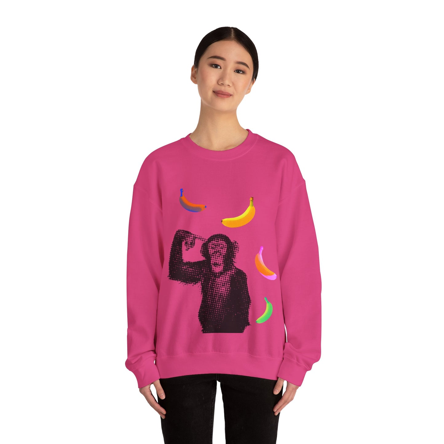 Pop Monkey Unisex Heavy Blend™ Crewneck Sweatshirt