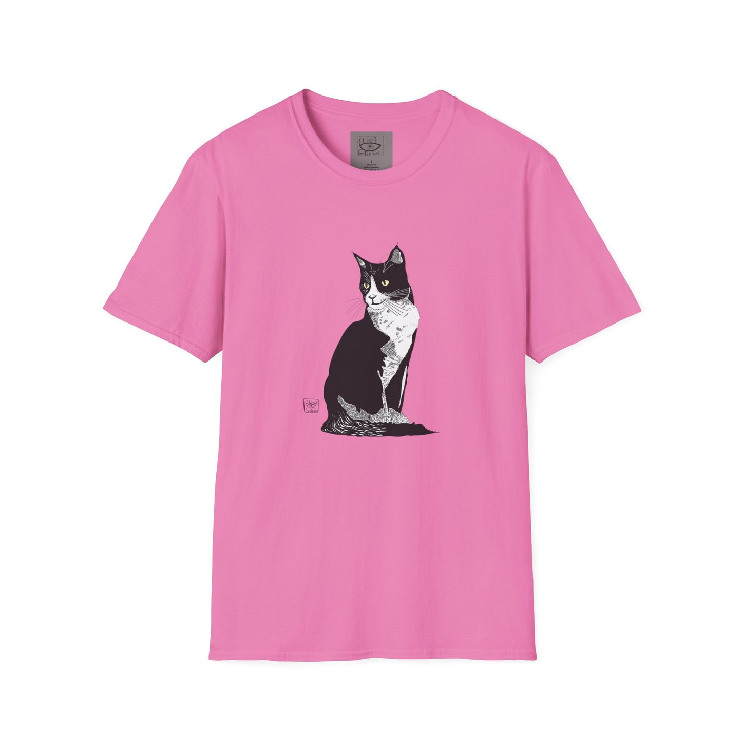 Sexy Black Cat Unisex Softstyle T-Shirt