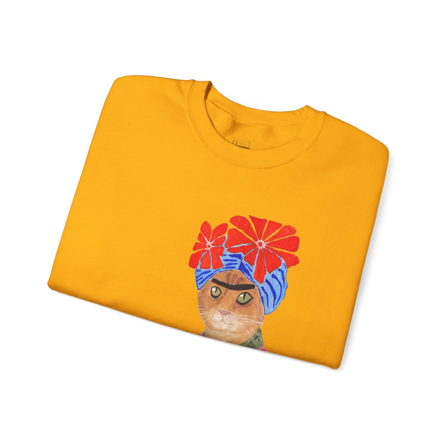 Frida Cat Unisex Heavy Blend™ Crewneck Sweatshirt