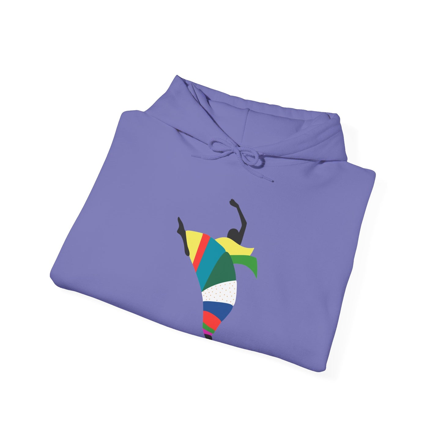 Dance is Organism Unisex Hooded Sweatshirt - Colorful Artistic Dance Design