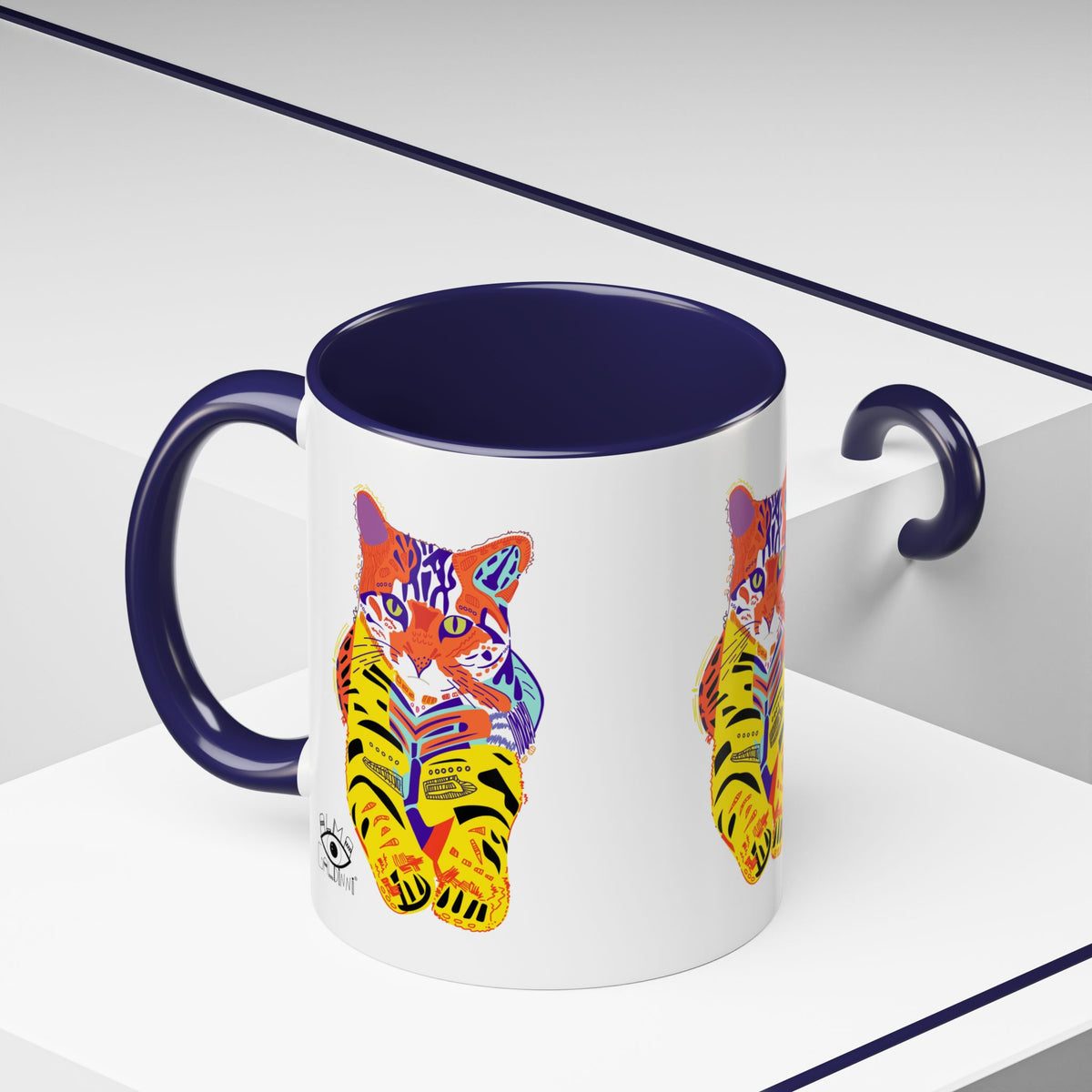 Tiger Cat Accent Coffee Mug (11, 15oz)