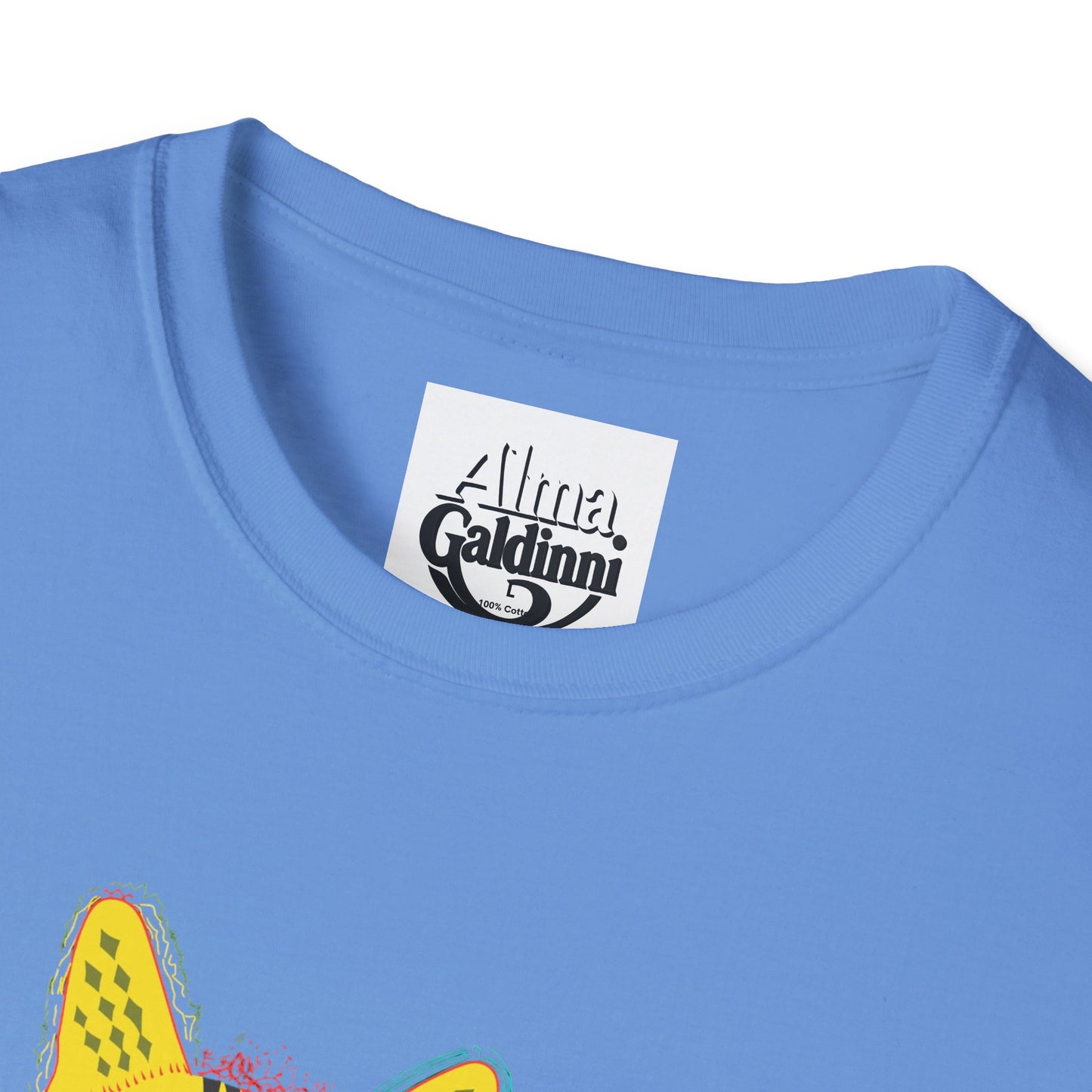 Yellow Cat Unisex Softstyle T-Shirt