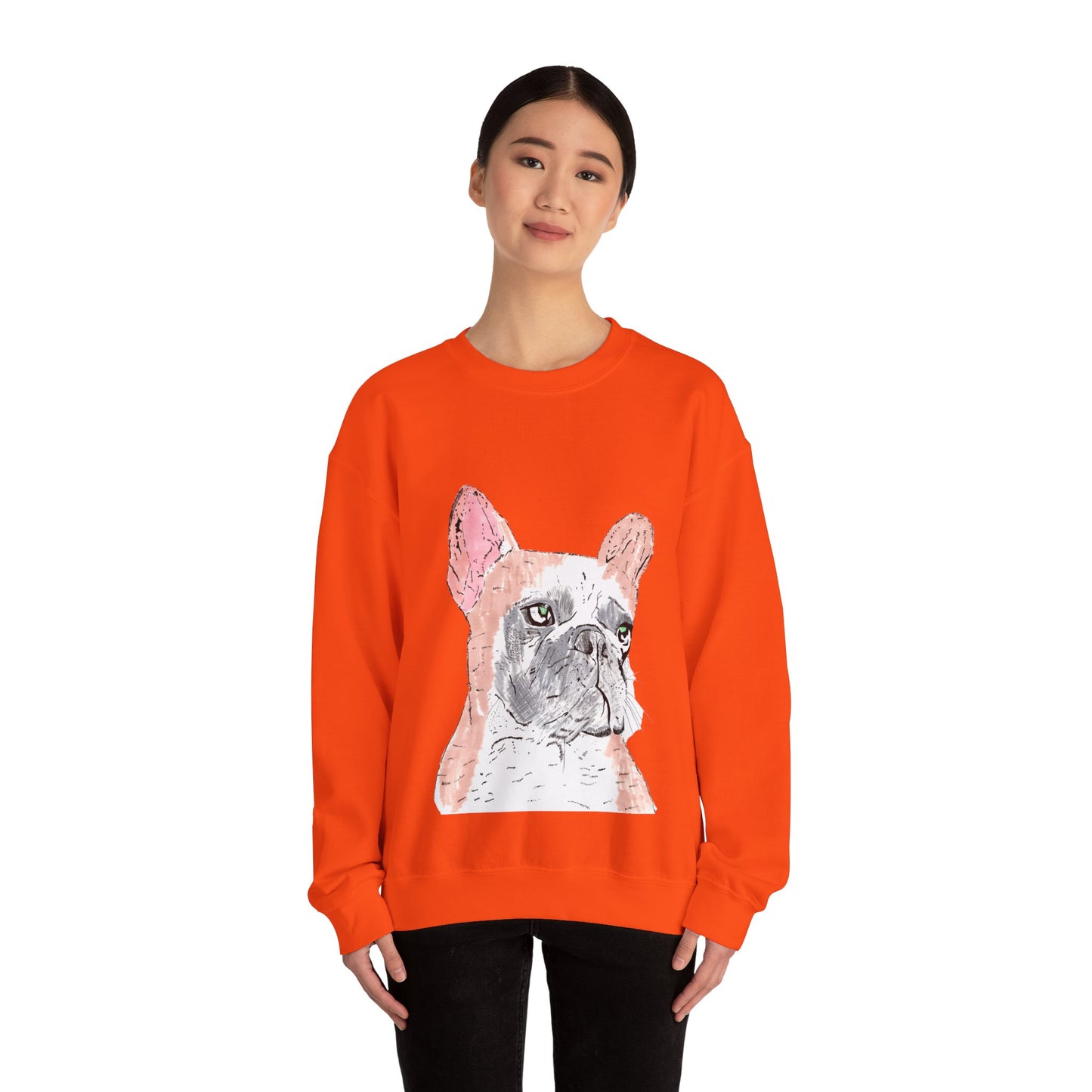 French Bulldog Art Sweatshirt - Cozy Unisex Crewneck for Dog Lovers