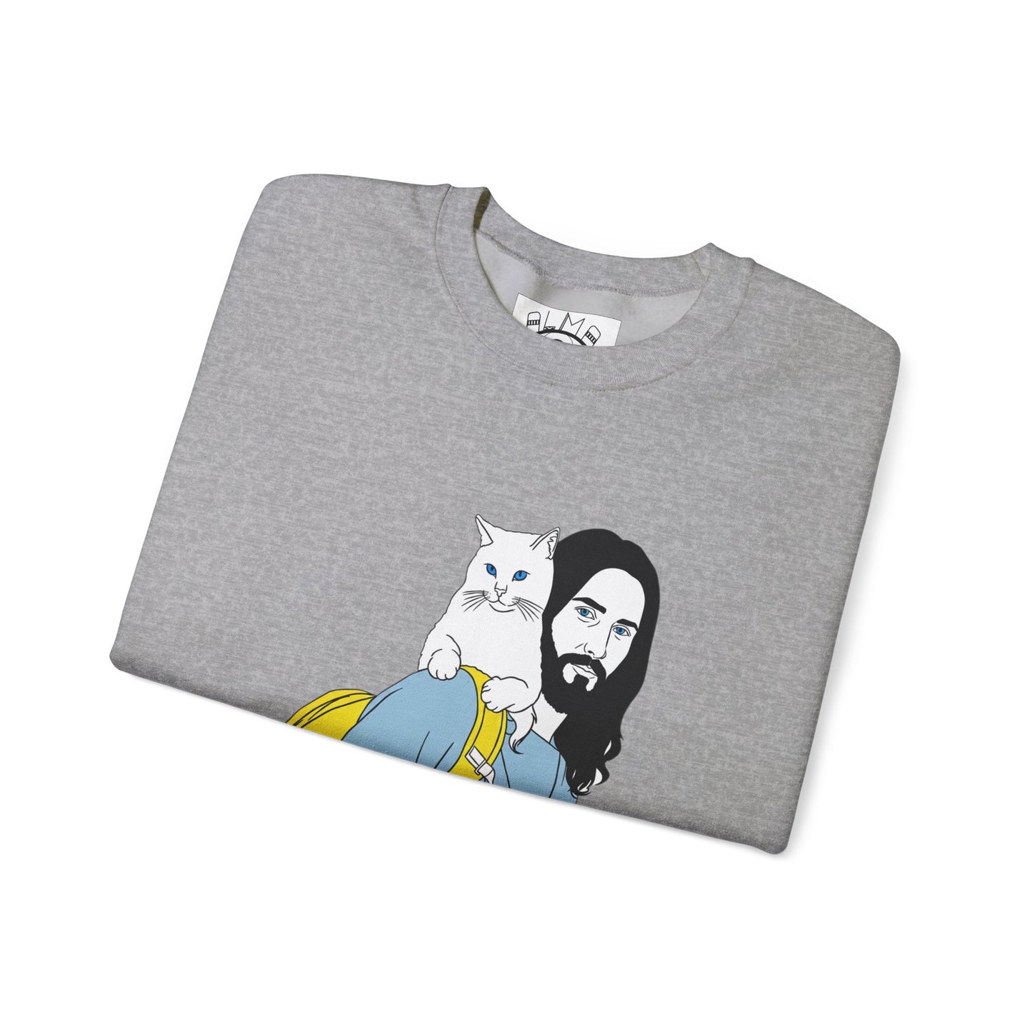 Jeus and cat Unisex Heavy Blend™ Crewneck Sweatshirt