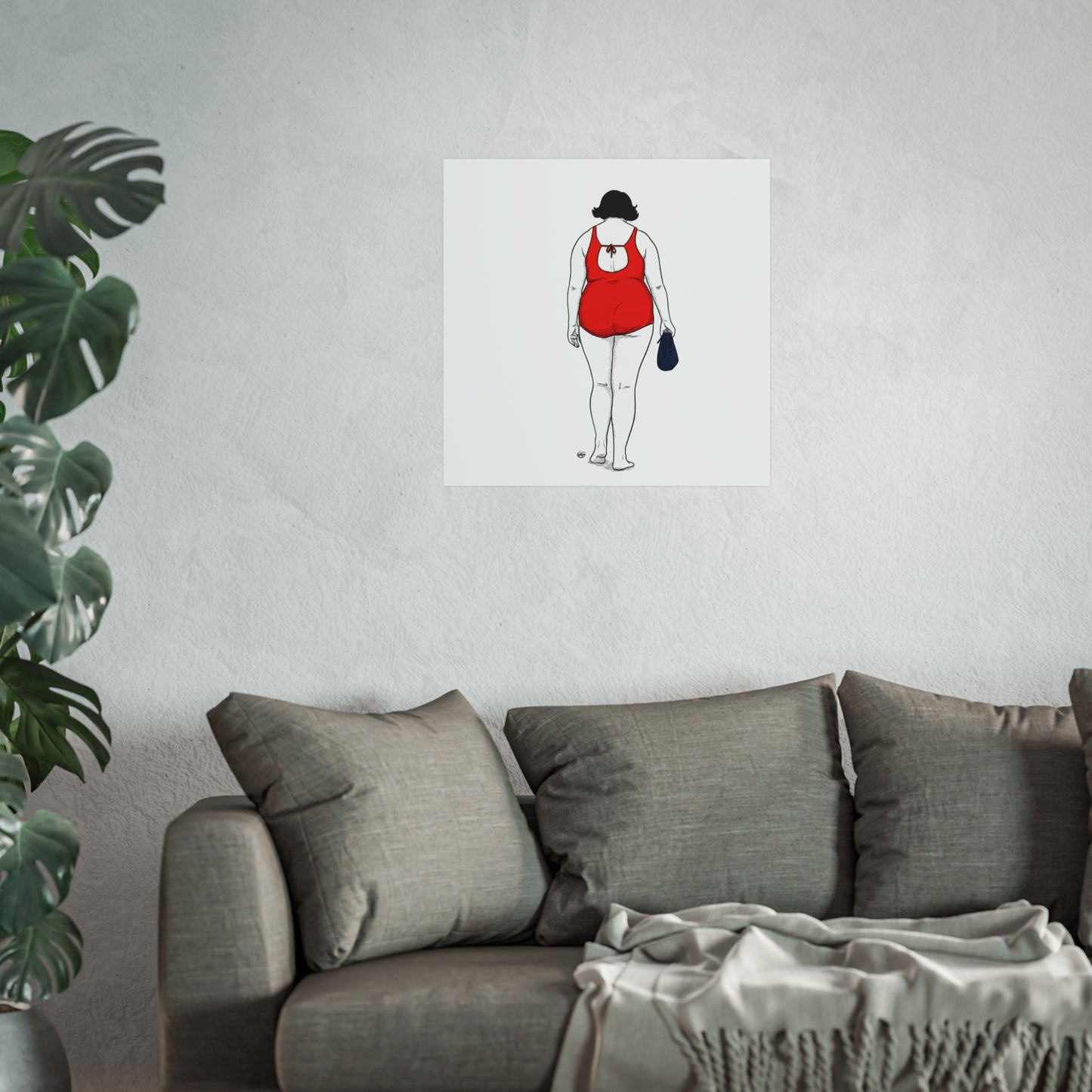 Elegant Swimmer lady Fine Art Posters