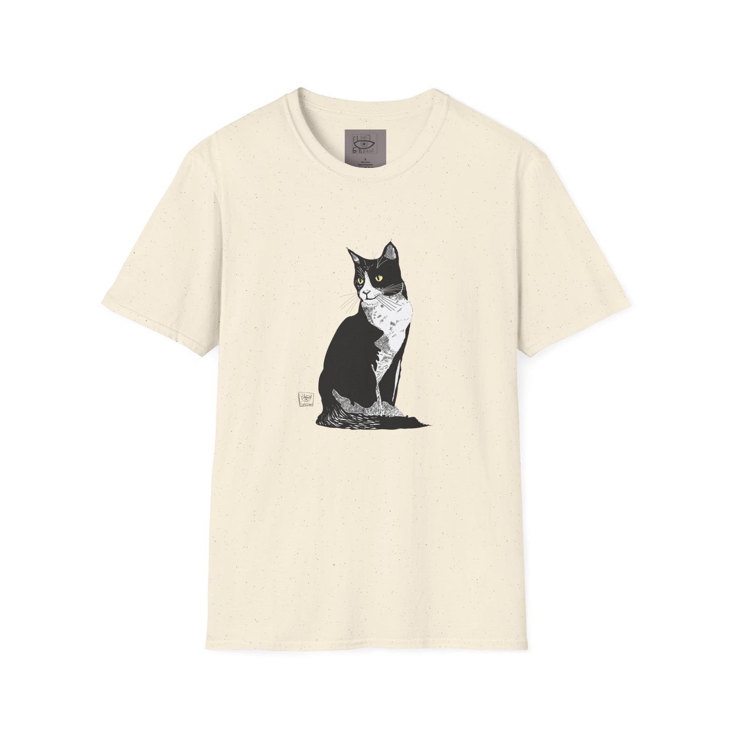 Sexy Black Cat Unisex Softstyle T-Shirt