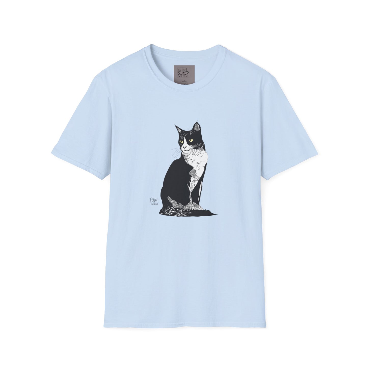 Sexy Black Cat Unisex Softstyle T-Shirt