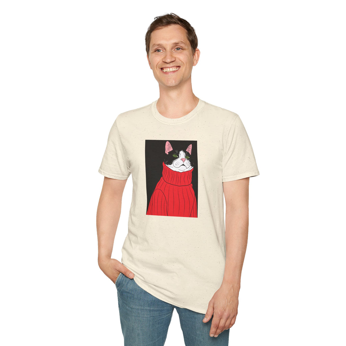 Lazy Cat Unisex Softstyle T-Shirt