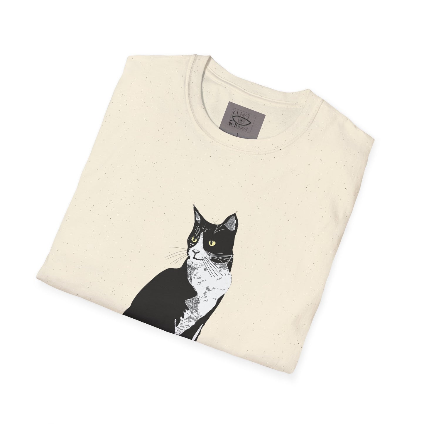 Sexy Black Cat Unisex Softstyle T-Shirt