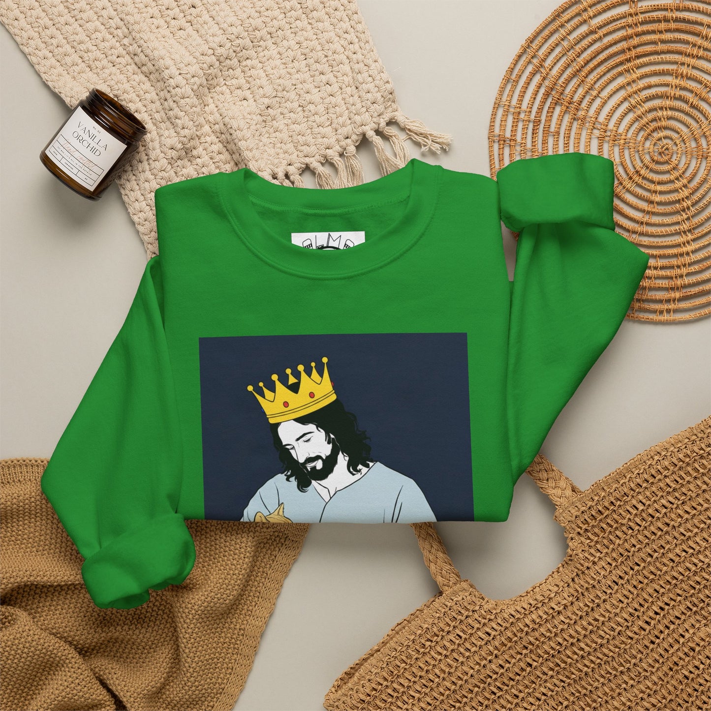 Jeus and cat Unisex Heavy Blend™ Crewneck Sweatshirt