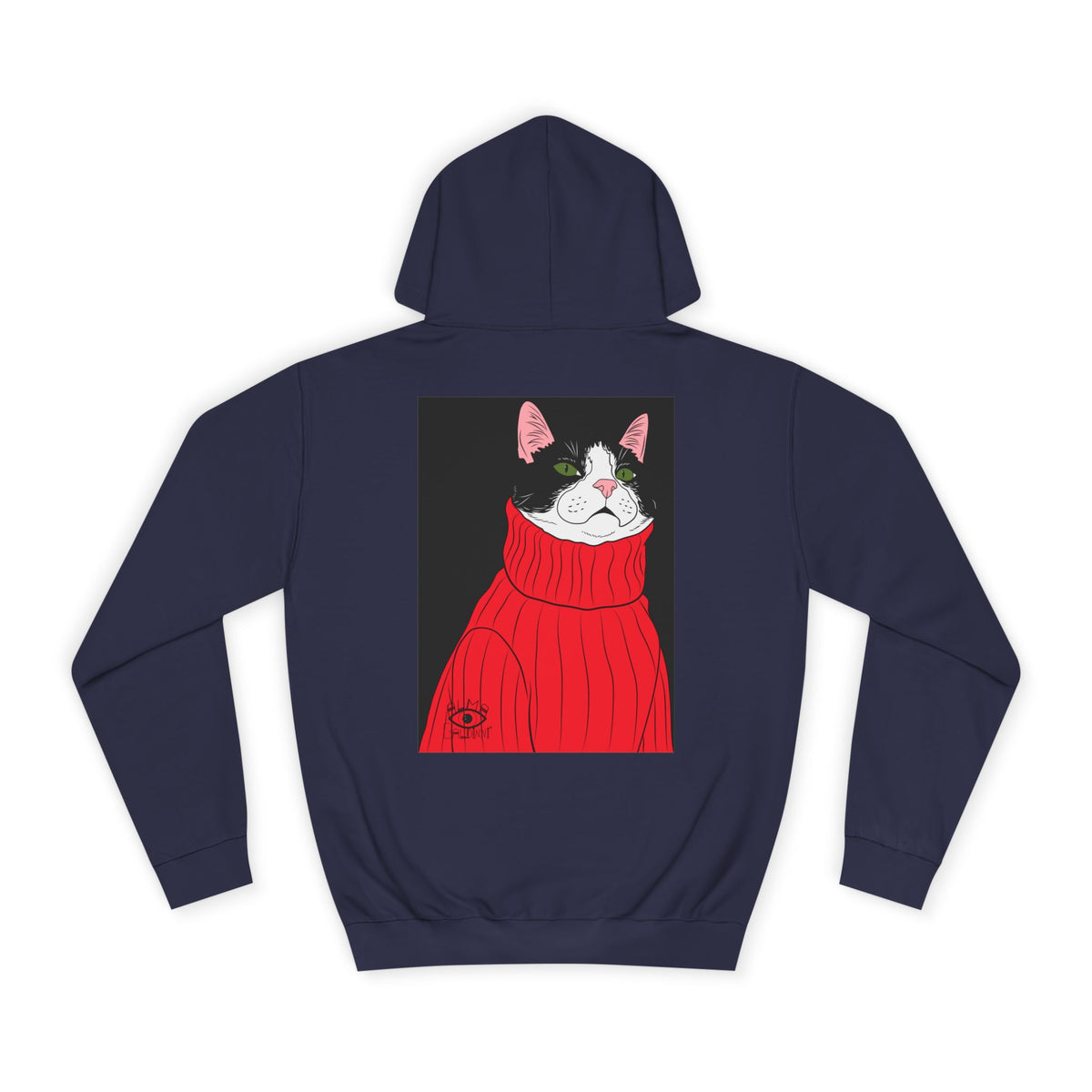 Lazy cat Unisex College Hoodie