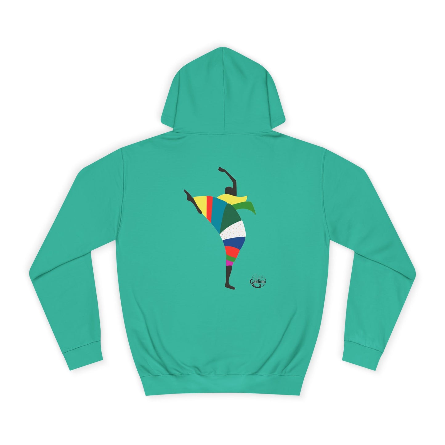 Colorful Dancer Unisex College Hoodie - Stylish Daily Wear