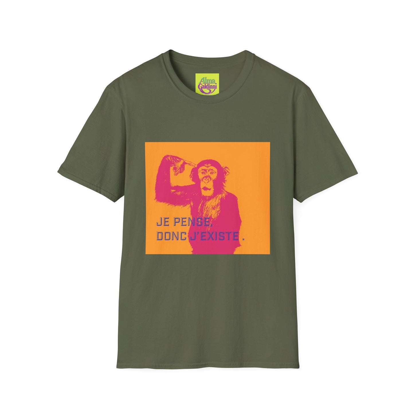 Philosophical Monkey Unisex Softstyle T-Shirt