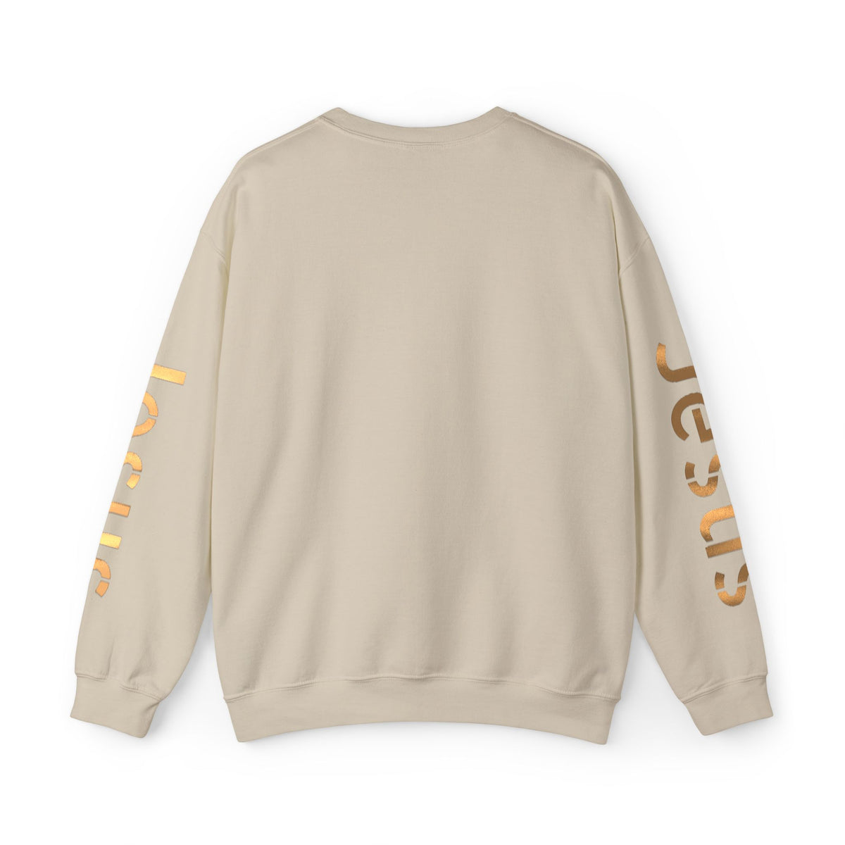 Jesus Gold Script Crewneck Sweatshirt