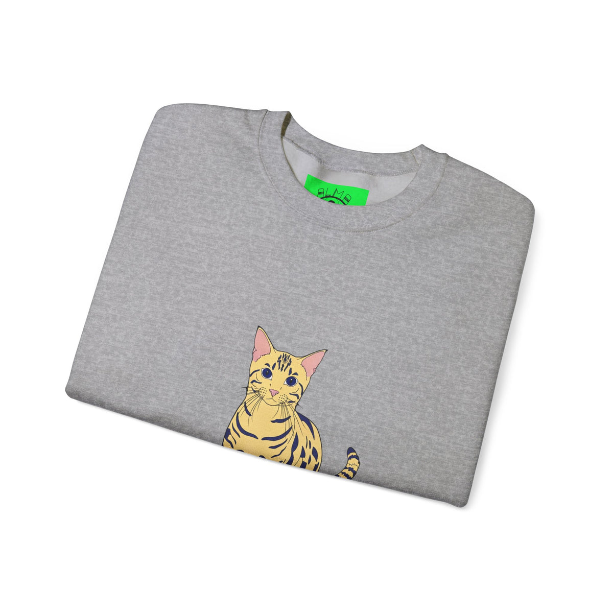 Bengal Cat cartoon Unisex Heavy Blend™ Crewneck Sweatshirt