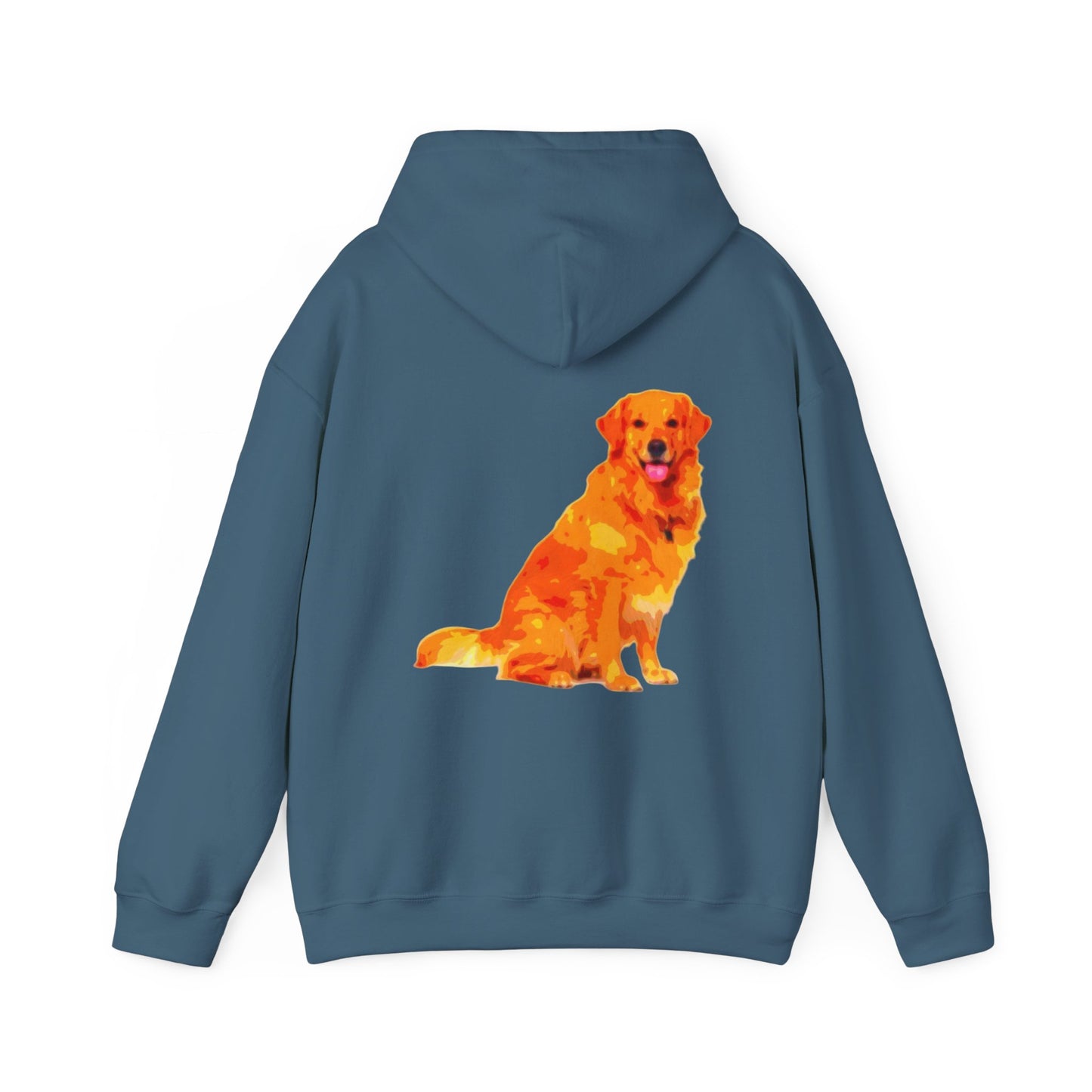 Vibrant Golden Retriever Hoodie, Pet Lover Gift, Cozy Sweatshirt, Animal Art Apparel, Dog Mom Outfit, Christmas Wear, Cute Canine Fashion
