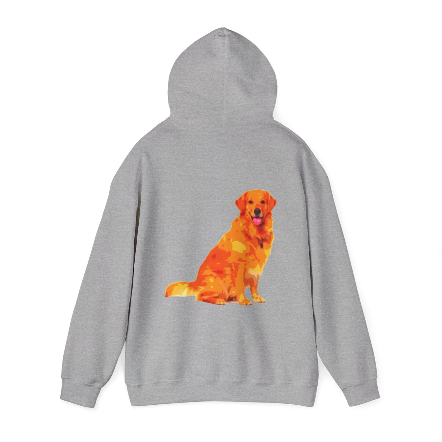 Vibrant Golden Retriever Hoodie, Pet Lover Gift, Cozy Sweatshirt, Animal Art Apparel, Dog Mom Outfit, Christmas Wear, Cute Canine Fashion