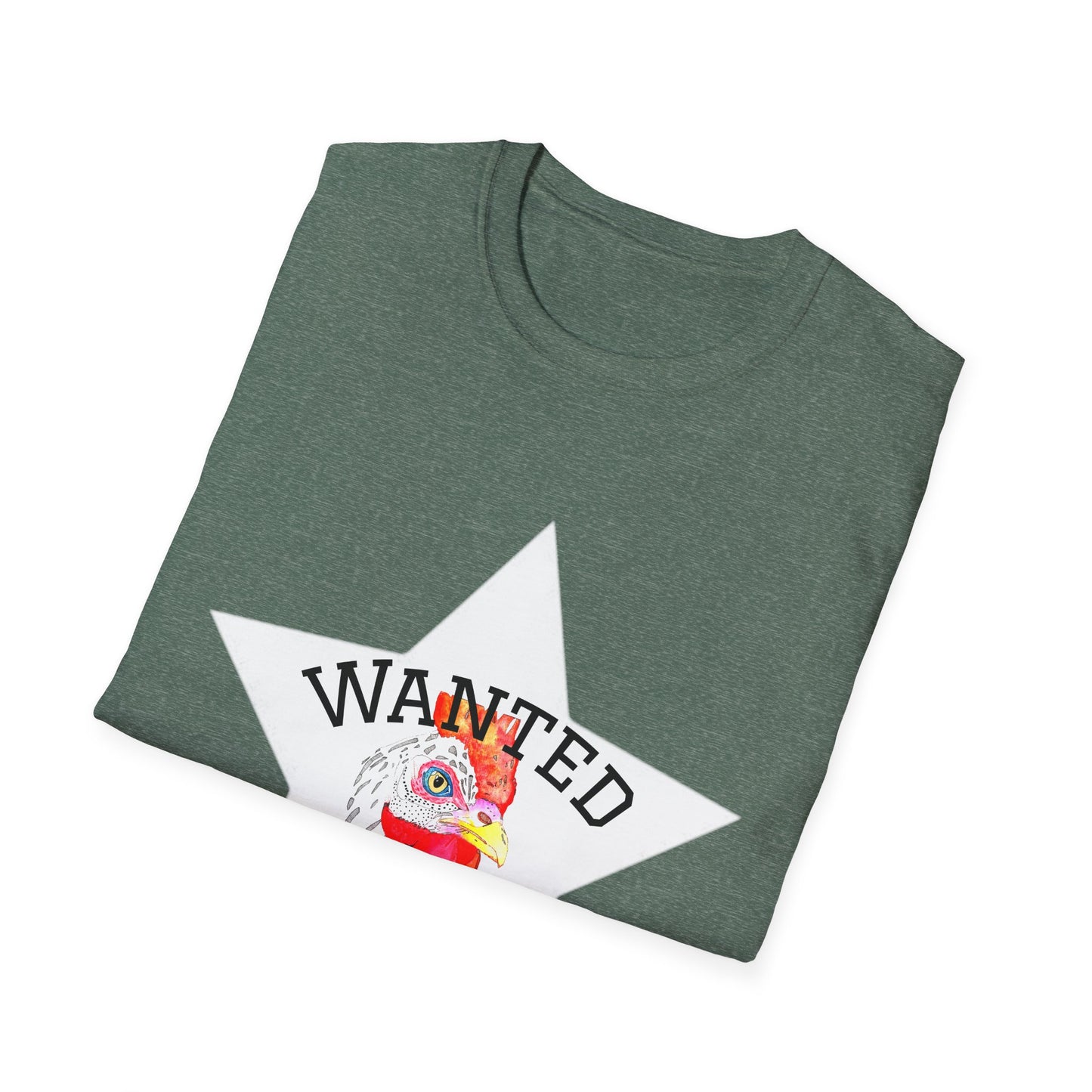 Wanted Heart T-Shirt | Unisex Softstyle Tee for Animal Lovers, Unique Gift, Casual Wear, Valentine's Day, Birthday, Fun Graphics