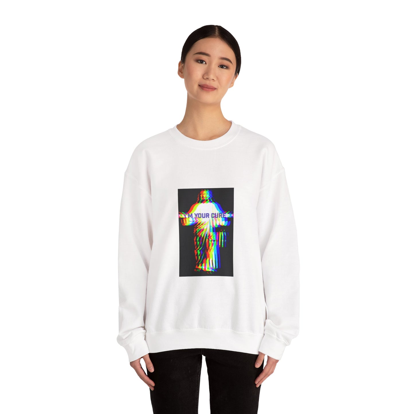 Pop Jesus Unisex Heavy Blend™ Crewneck Sweatshirt