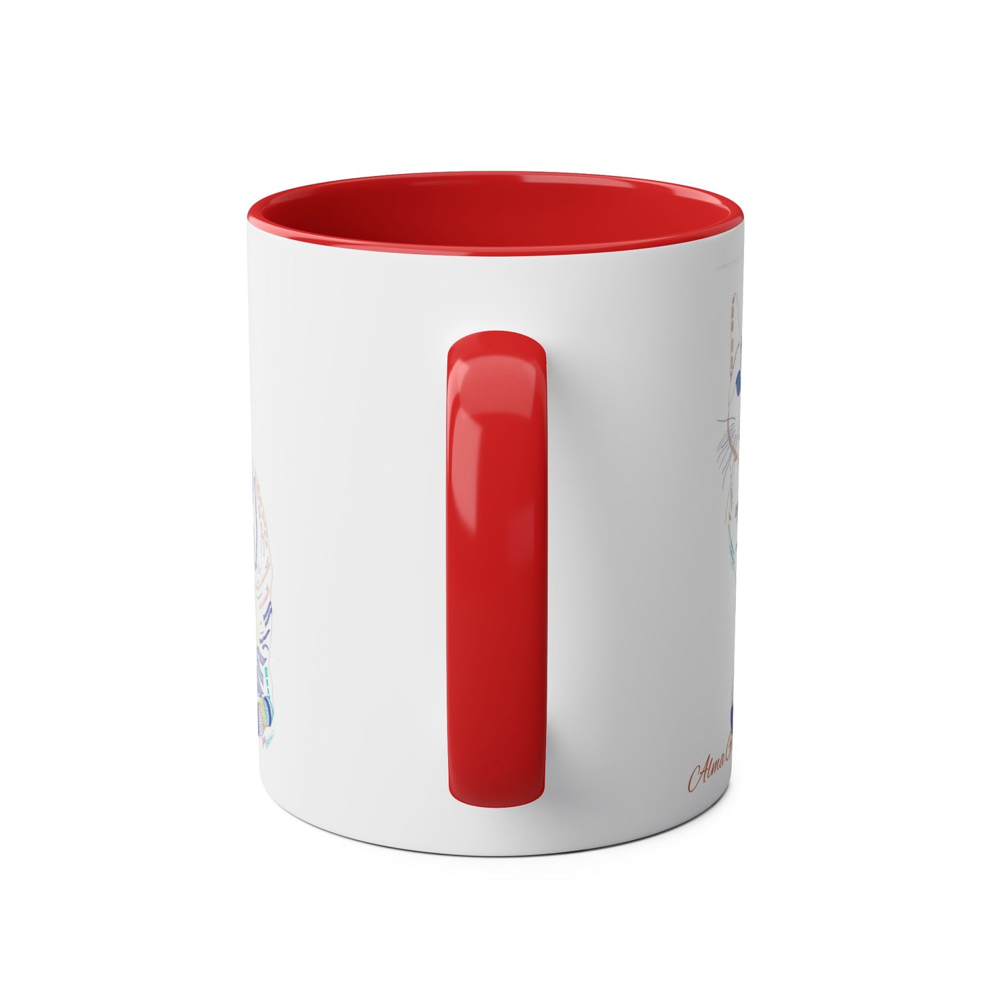 White Cat Mug