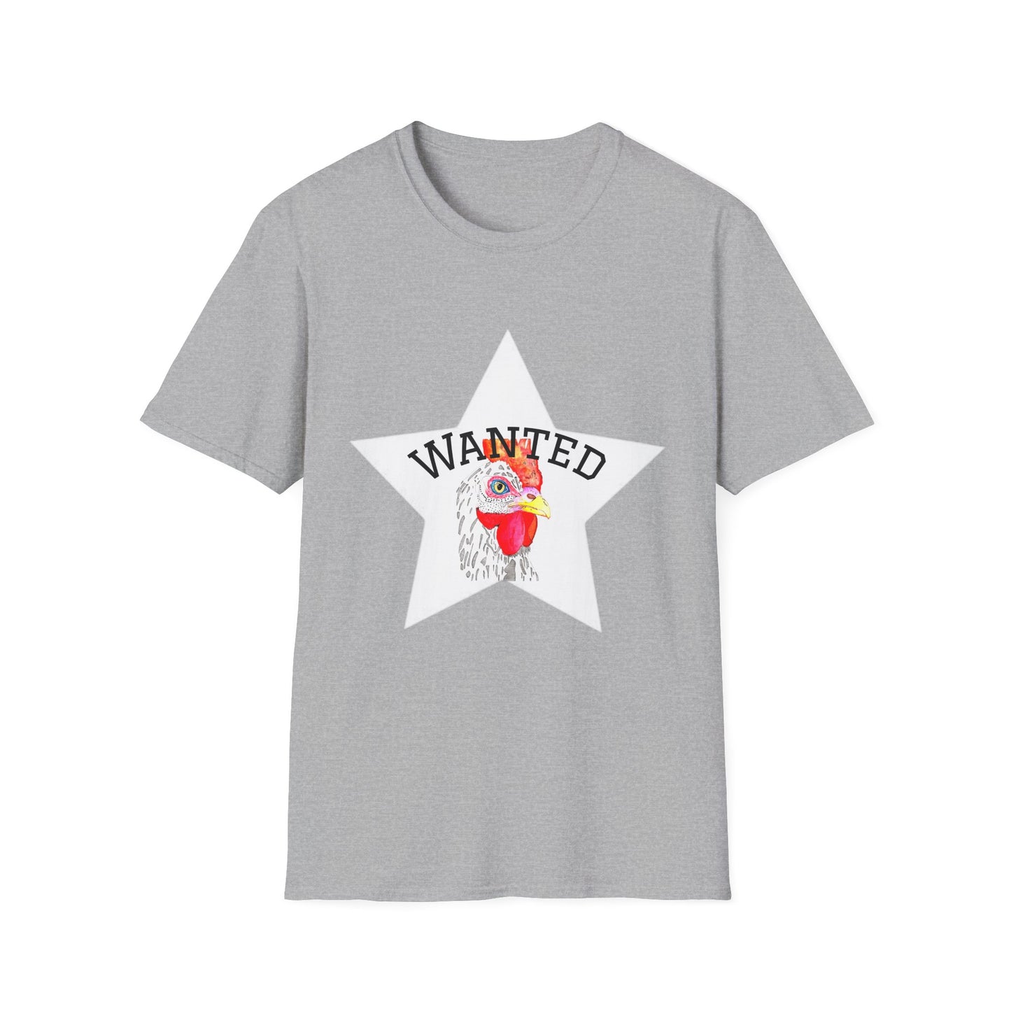 Wanted Heart T-Shirt | Unisex Softstyle Tee for Animal Lovers, Unique Gift, Casual Wear, Valentine's Day, Birthday, Fun Graphics