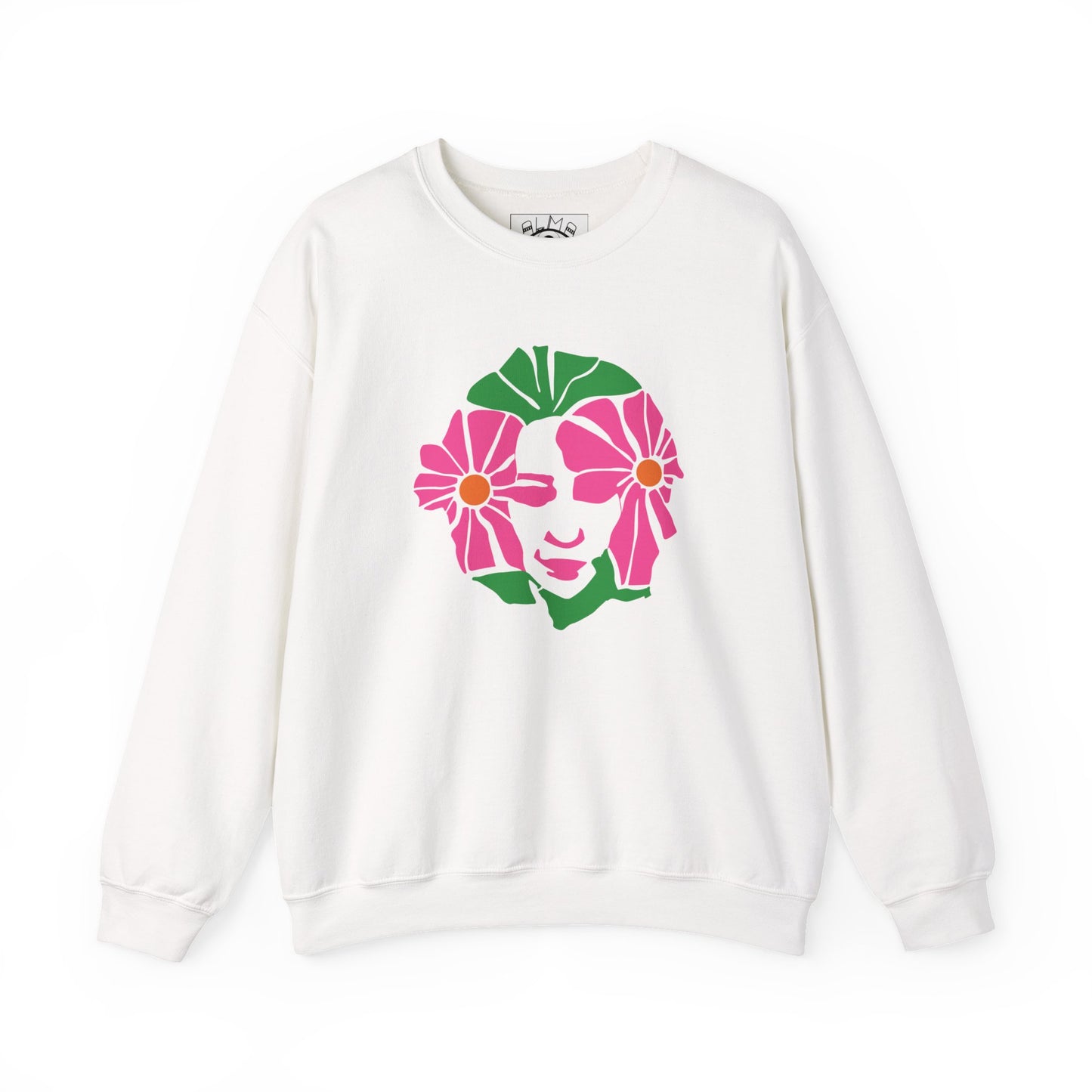 Art Nouveaux lady Unisex Heavy Blend™ Crewneck Sweatshirt
