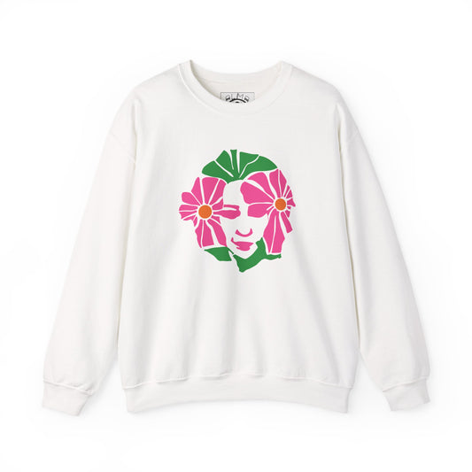 Art Nouveaux lady Unisex Heavy Blend™ Crewneck Sweatshirt