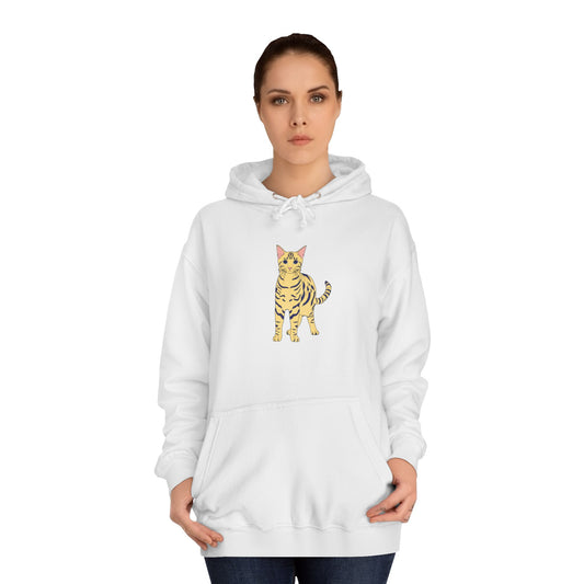 Benjamin The Cat Unisex College Hoodie