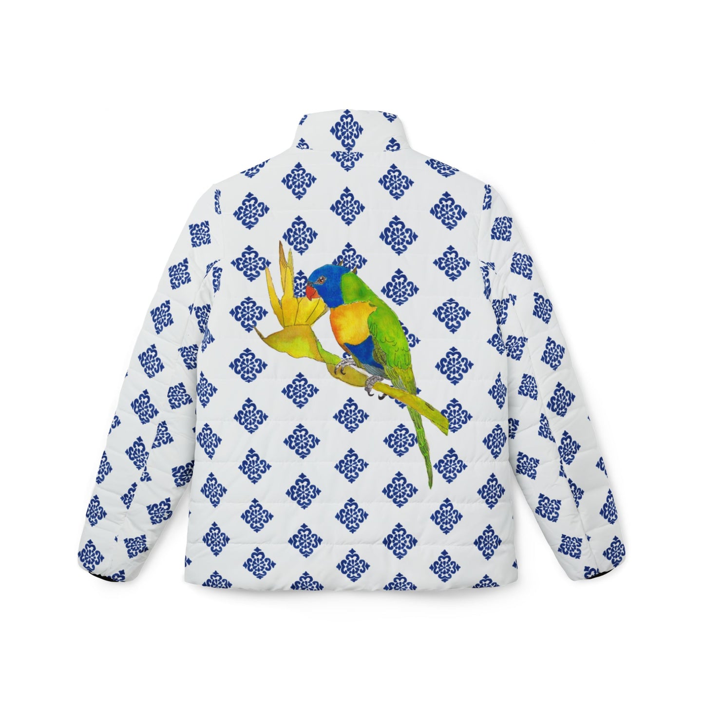 Tropical Parrot  jacket Women’s Puffer Jacket (AOP)