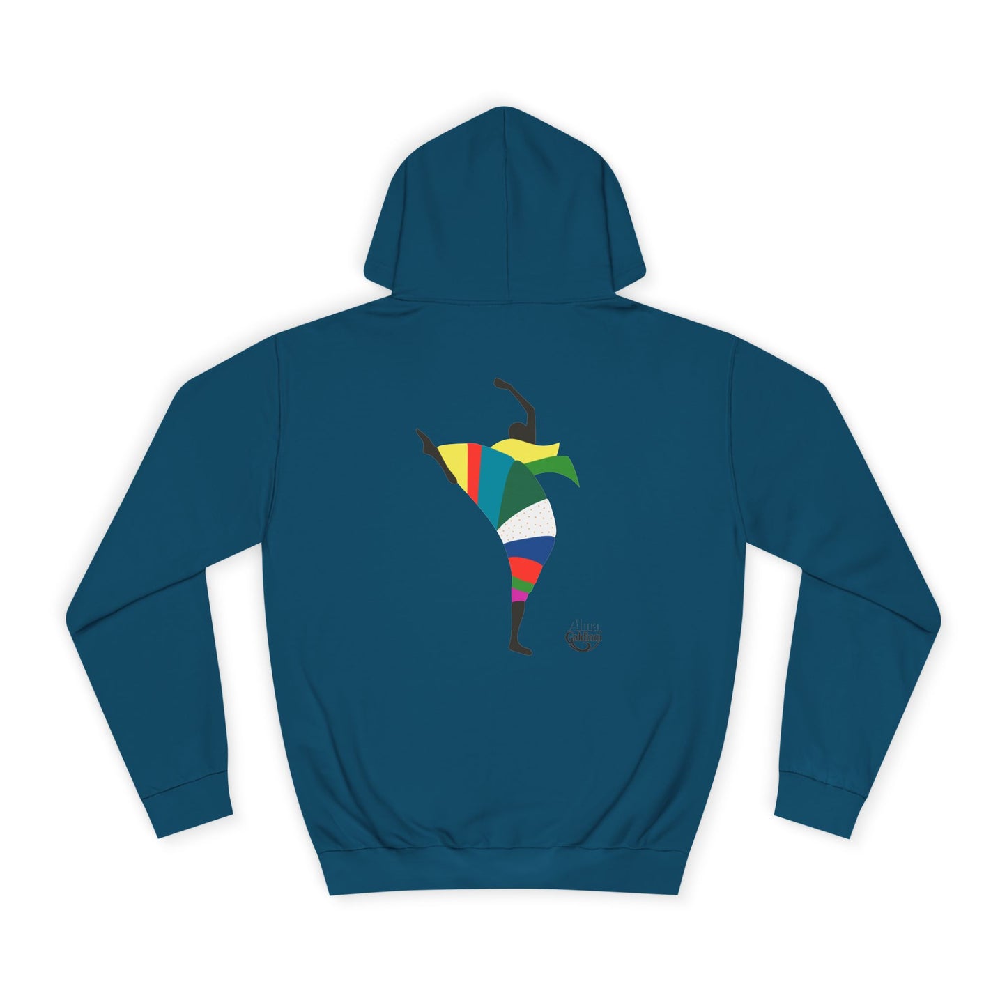 Colorful Dancer Unisex College Hoodie - Stylish Daily Wear