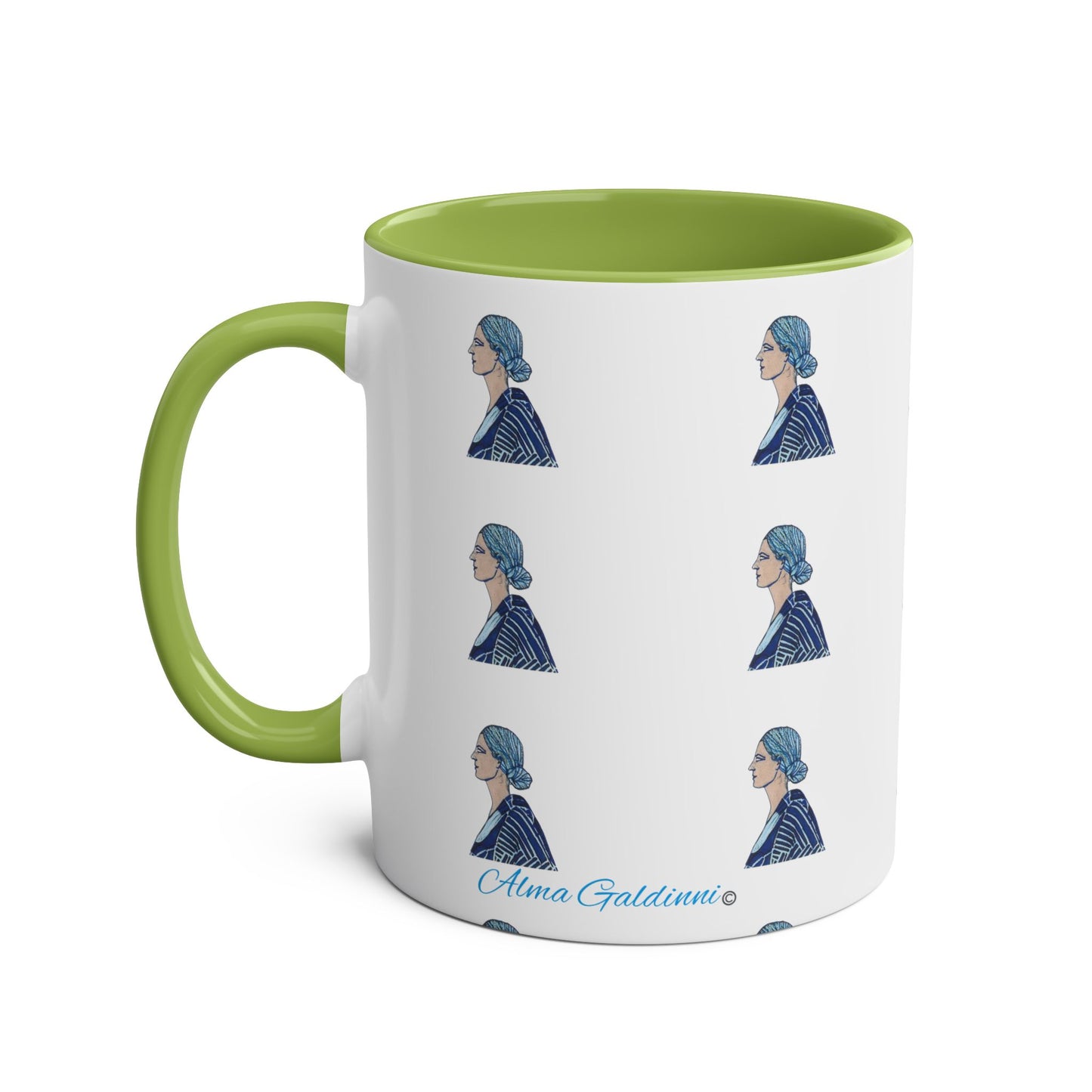 Art Nouveaux Lady mug