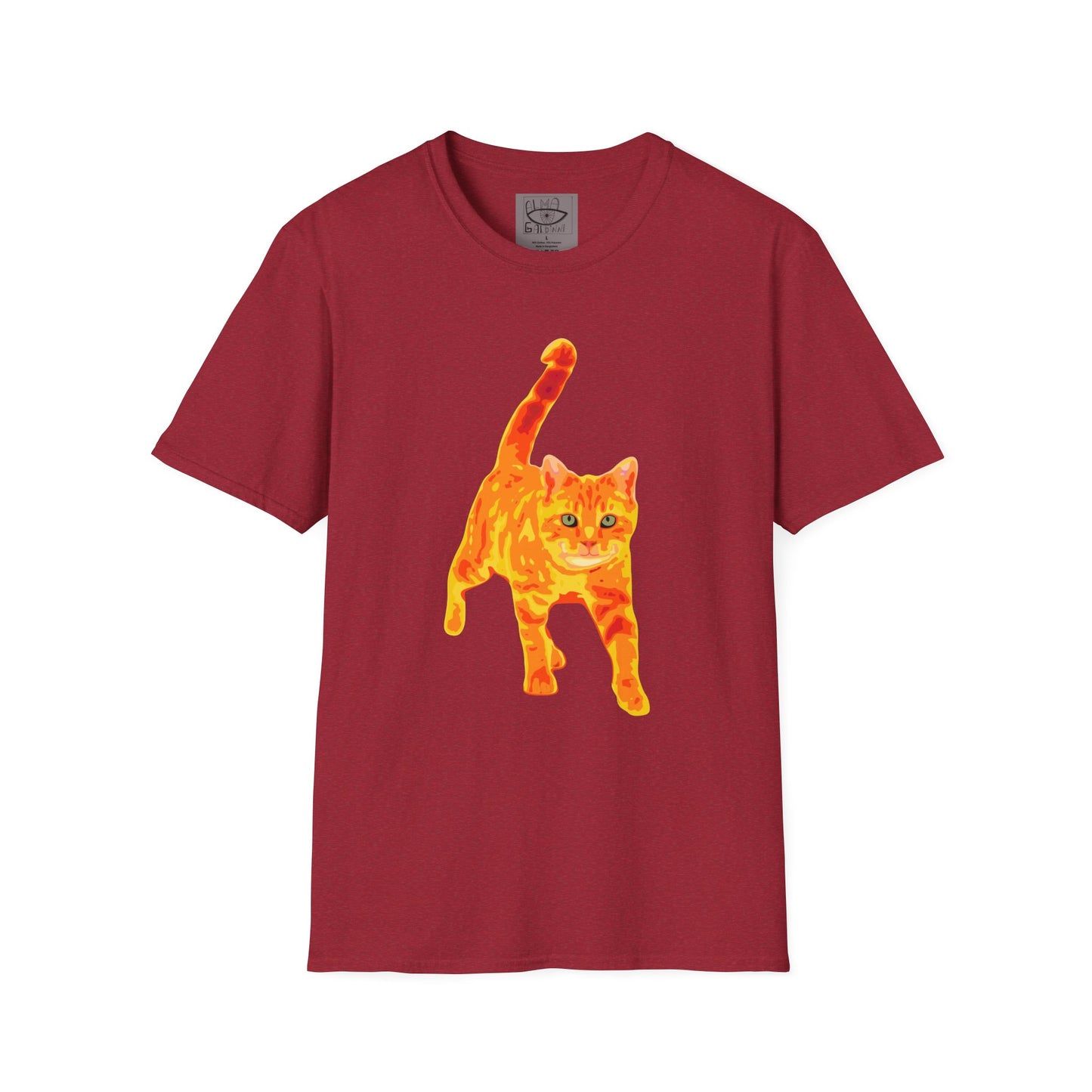 Bright Ginger Cat Unisex Softstyle T-Shirt