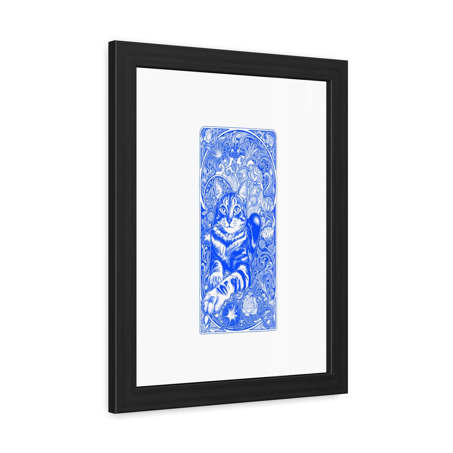 Art Nouveaux Cat Framed Posters