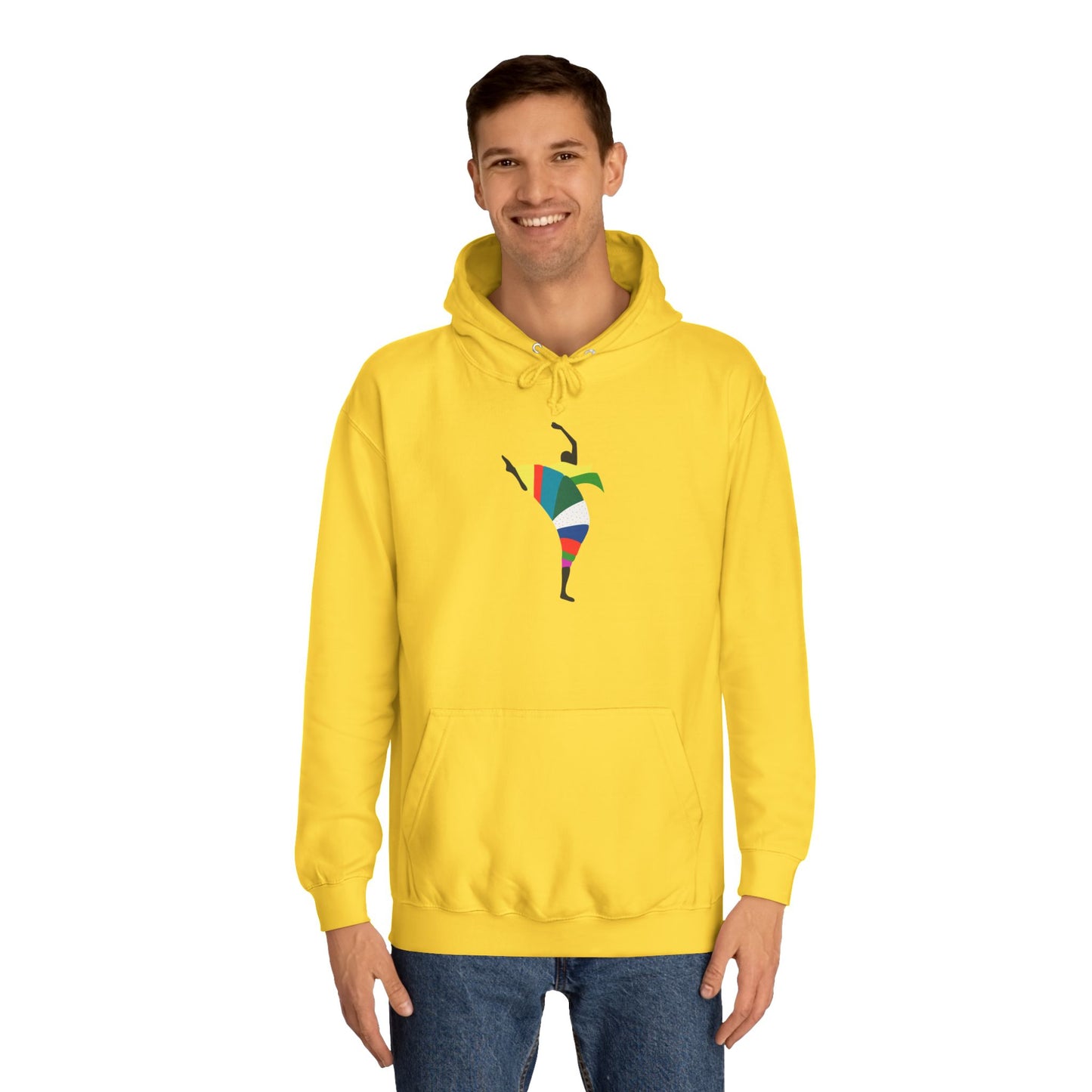 Colorful Dancer Unisex College Hoodie - Stylish Daily Wear