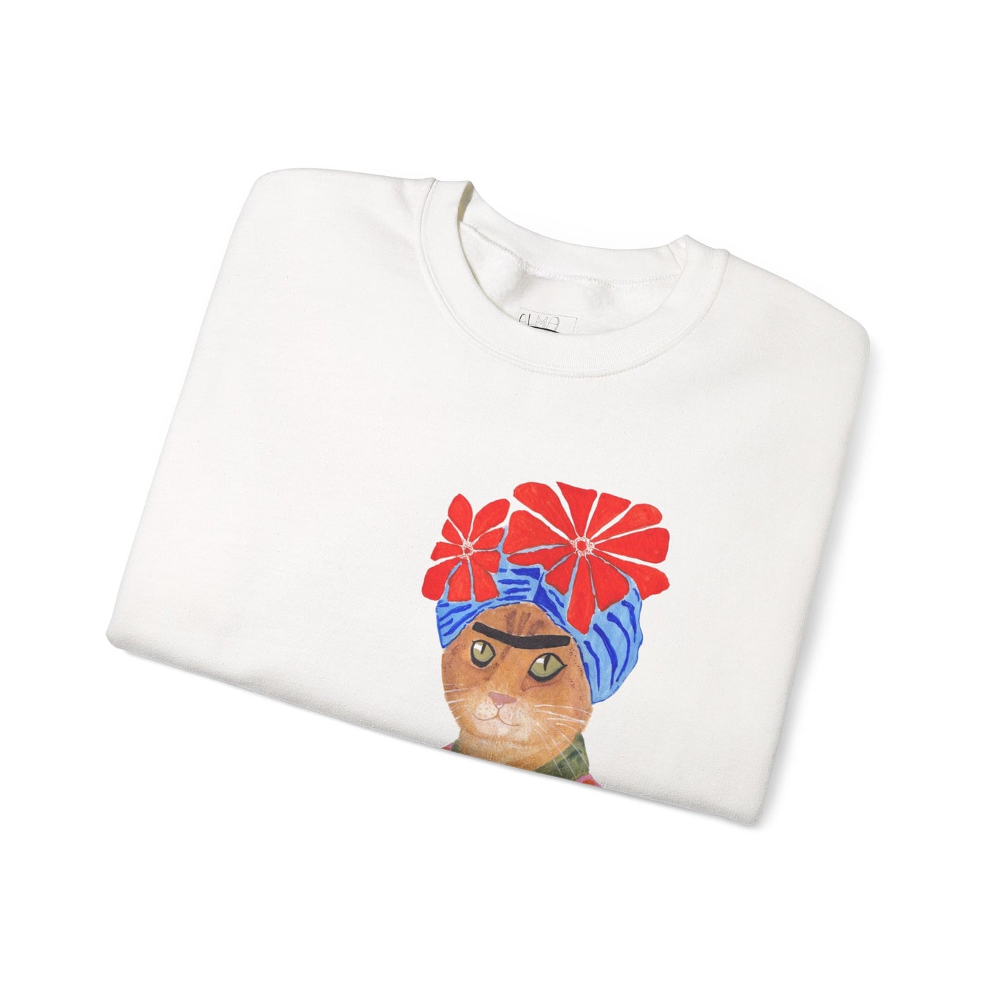 Frida Cat Unisex Heavy Blend™ Crewneck Sweatshirt